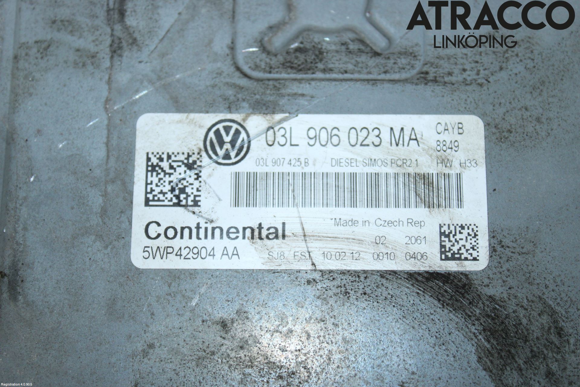 Volkswagen VW POLO 10-17 Styrenhet Inspump Diesel