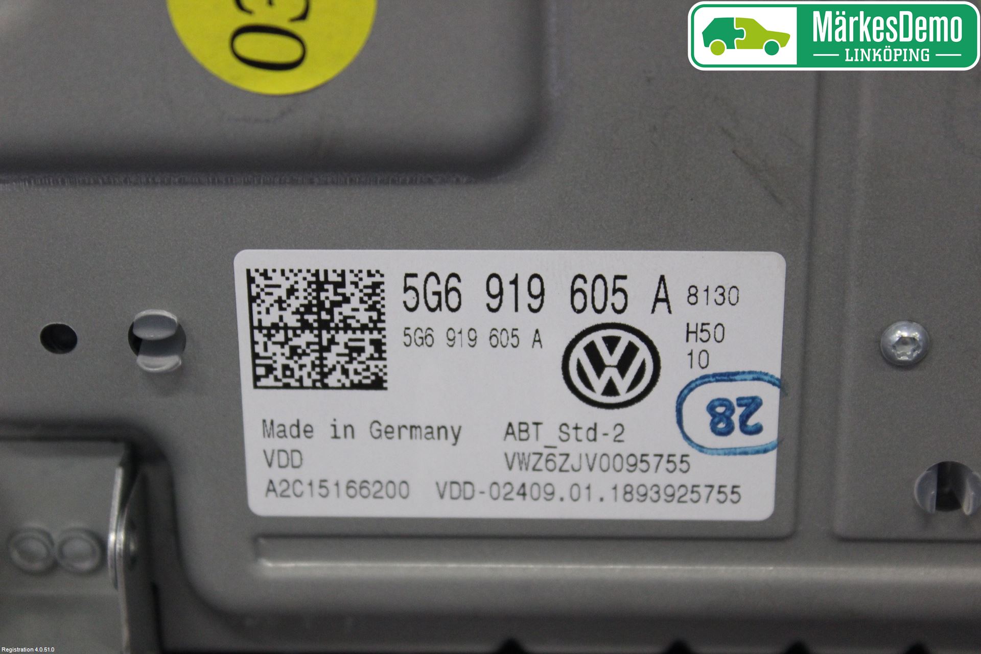 Volkswagen VW PASSAT 15-19 Multifunktionsdisplay