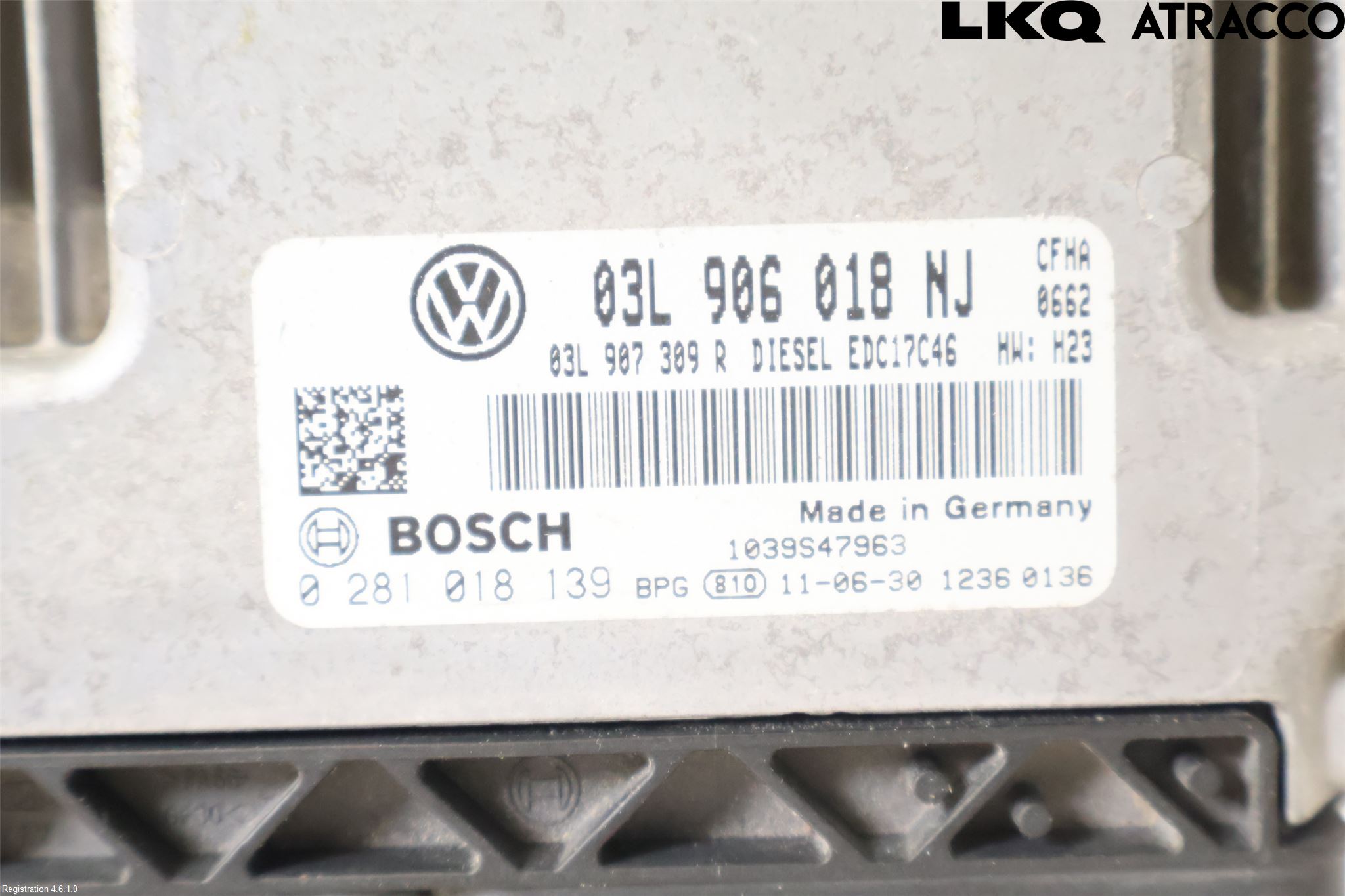 Volkswagen VW CADDY 11-15 Styrenhet Inspump Diesel
