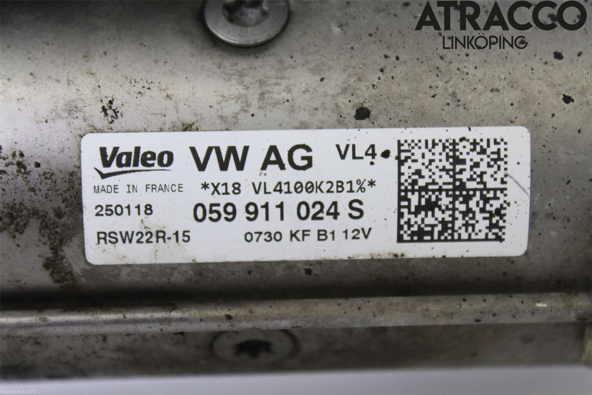 Volkswagen VW AMAROK 2H 10-22 Startmotor Diesel