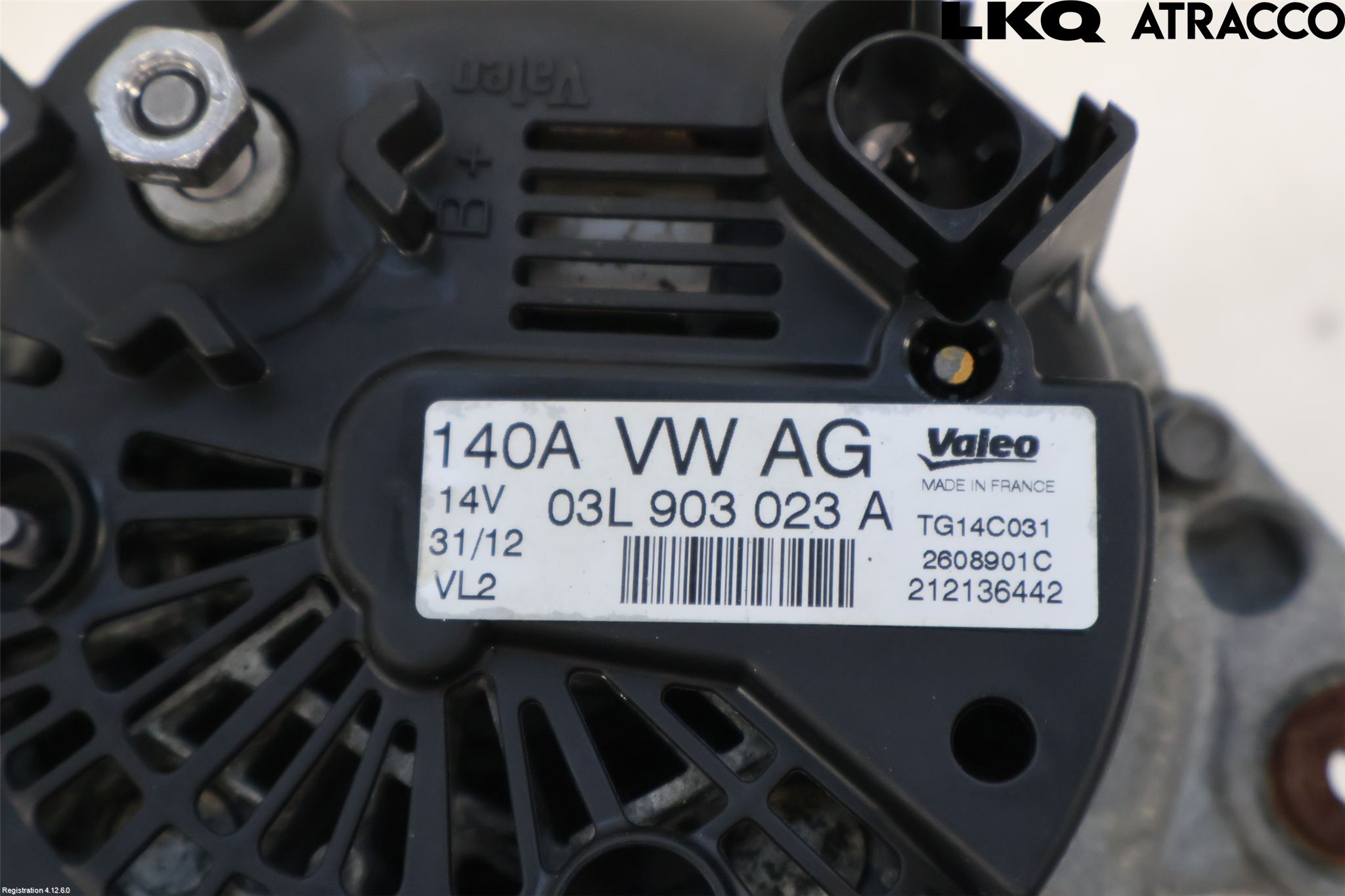 Volkswagen VW TIGUAN 07-16 Generator