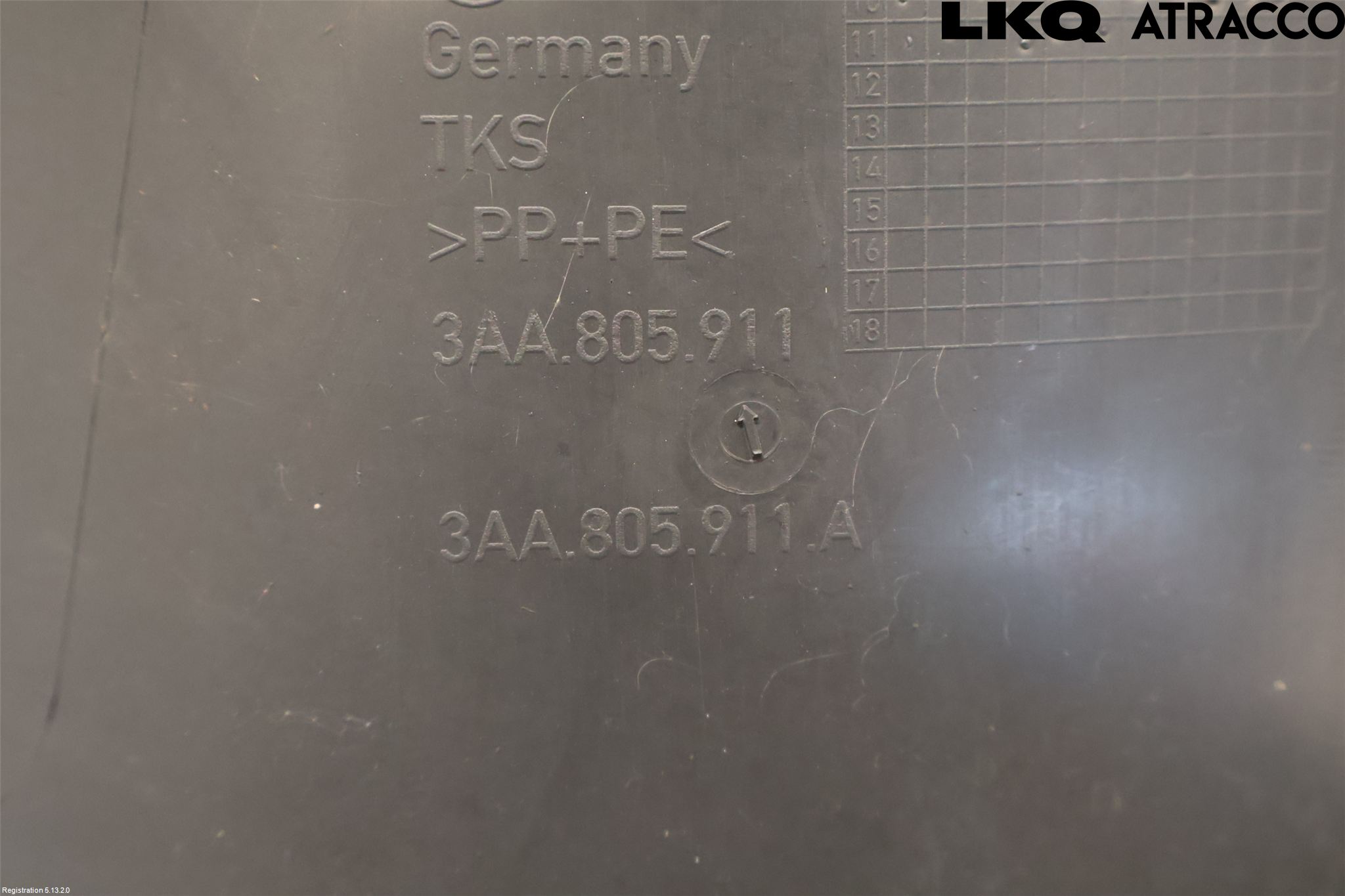 Volkswagen VW PASSAT 11-14 Skärm Inner