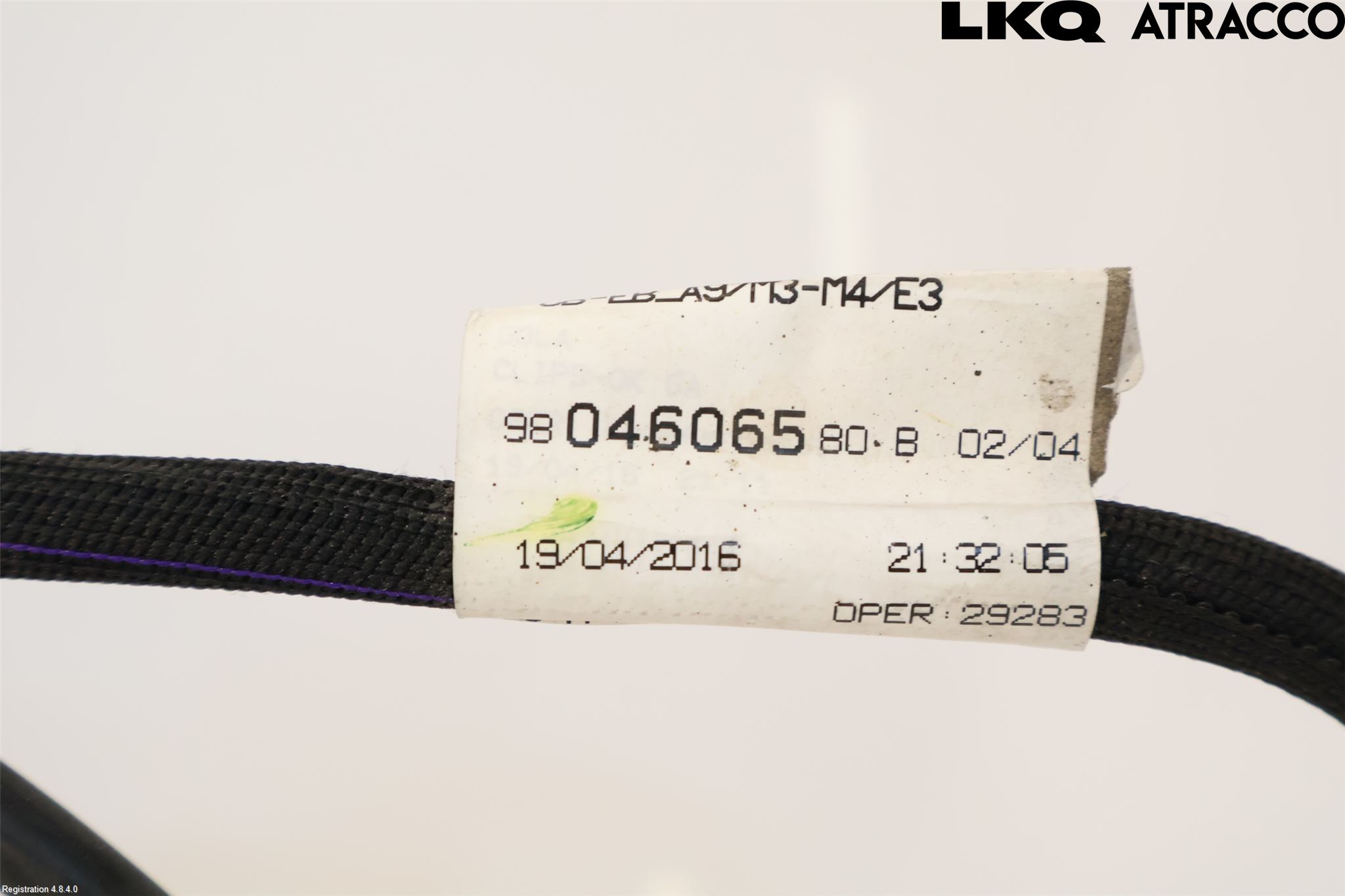 Peugeot 2008 13-20 Batterikabel