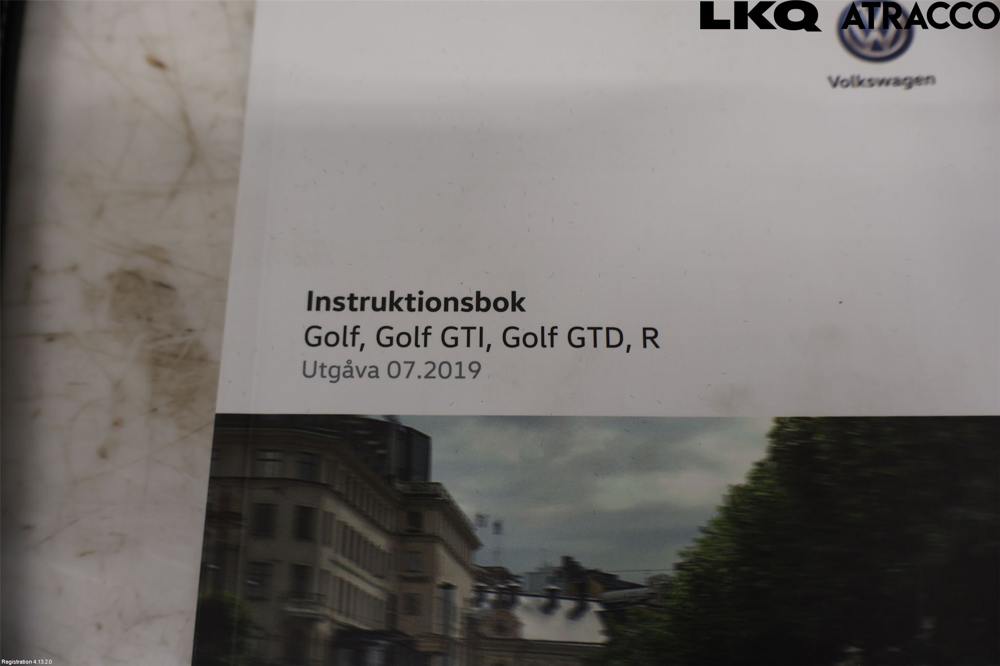 Volkswagen VW GOLF / E-GOLF VII 13-20 Instruktionsbok