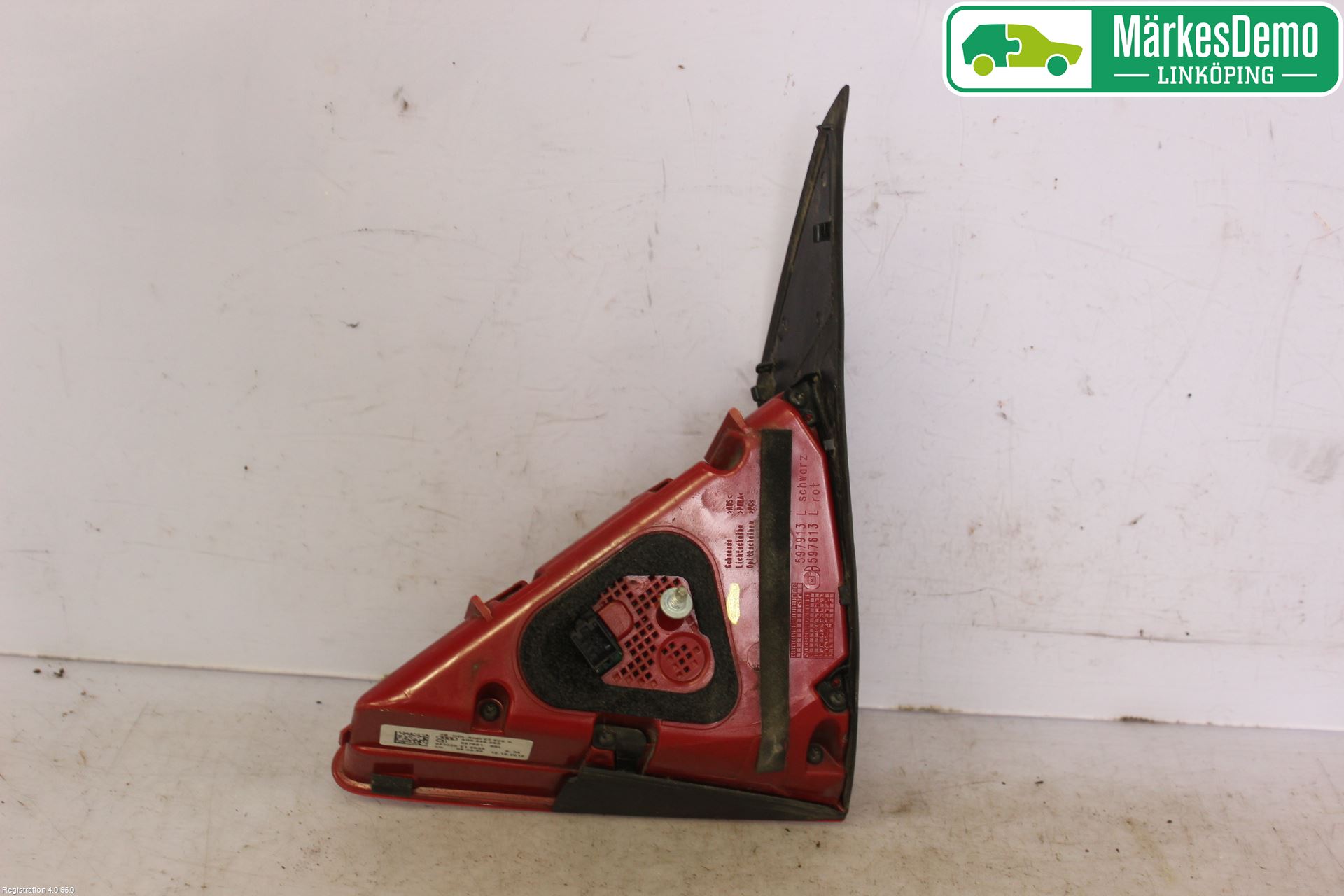 Audi A7/S7 4G 11-17 Bakljus Lucka Vä