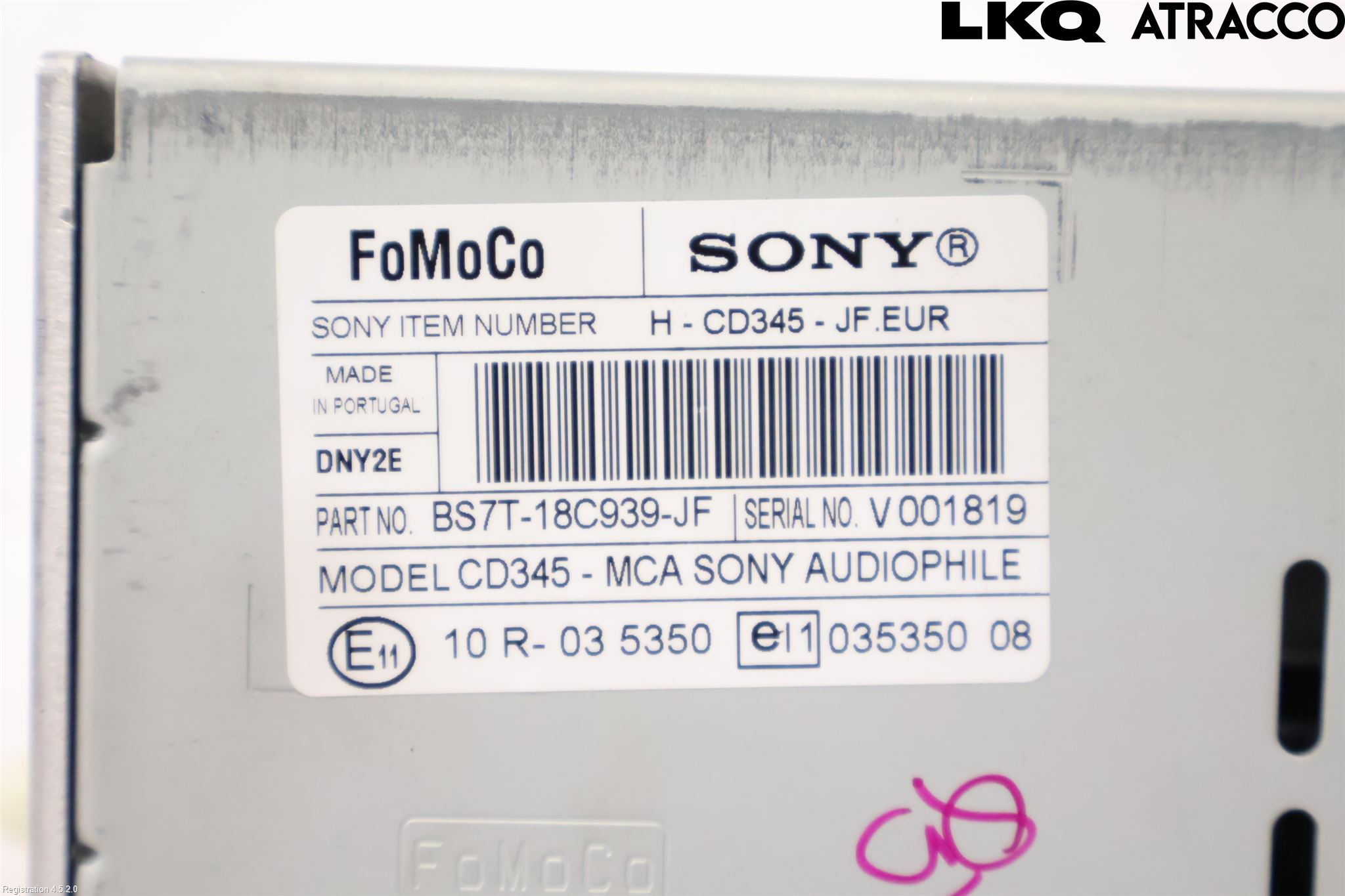 Ford S-MAX 06-15 Cd Radio - Multimediapanel