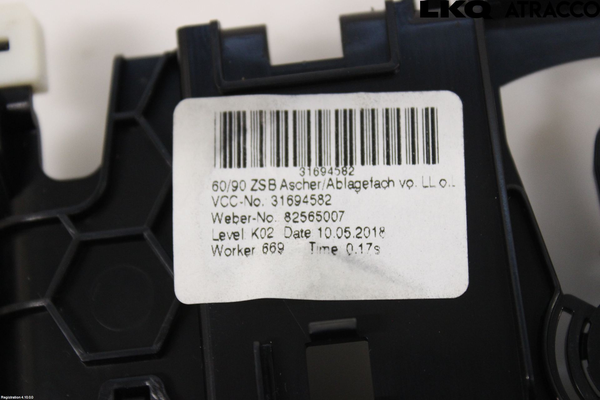 Volvo V60 19- Instrumentbräda Förvaringsfack