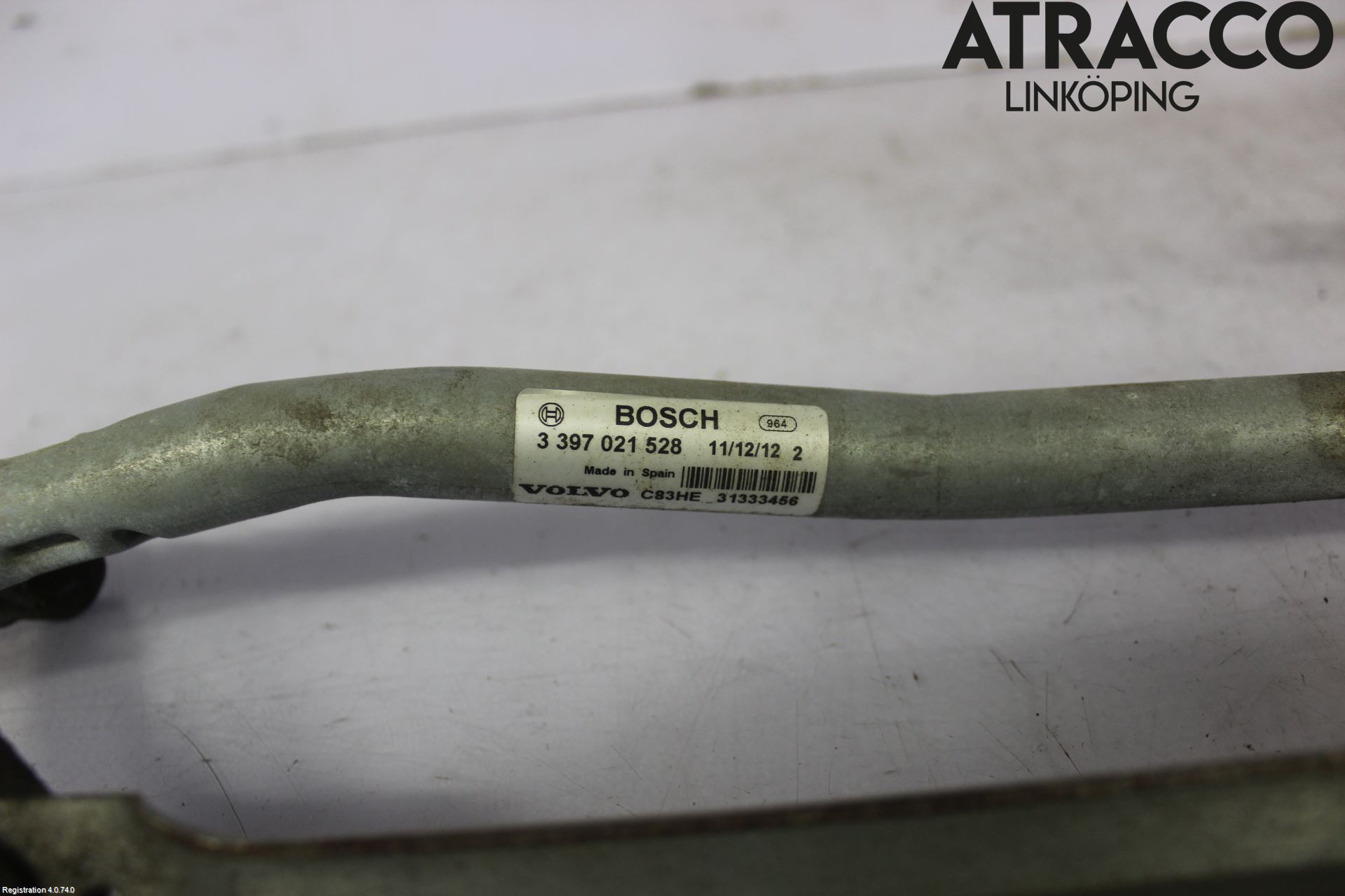 Volvo V70 08-13 Torkarmekanism Vindruta