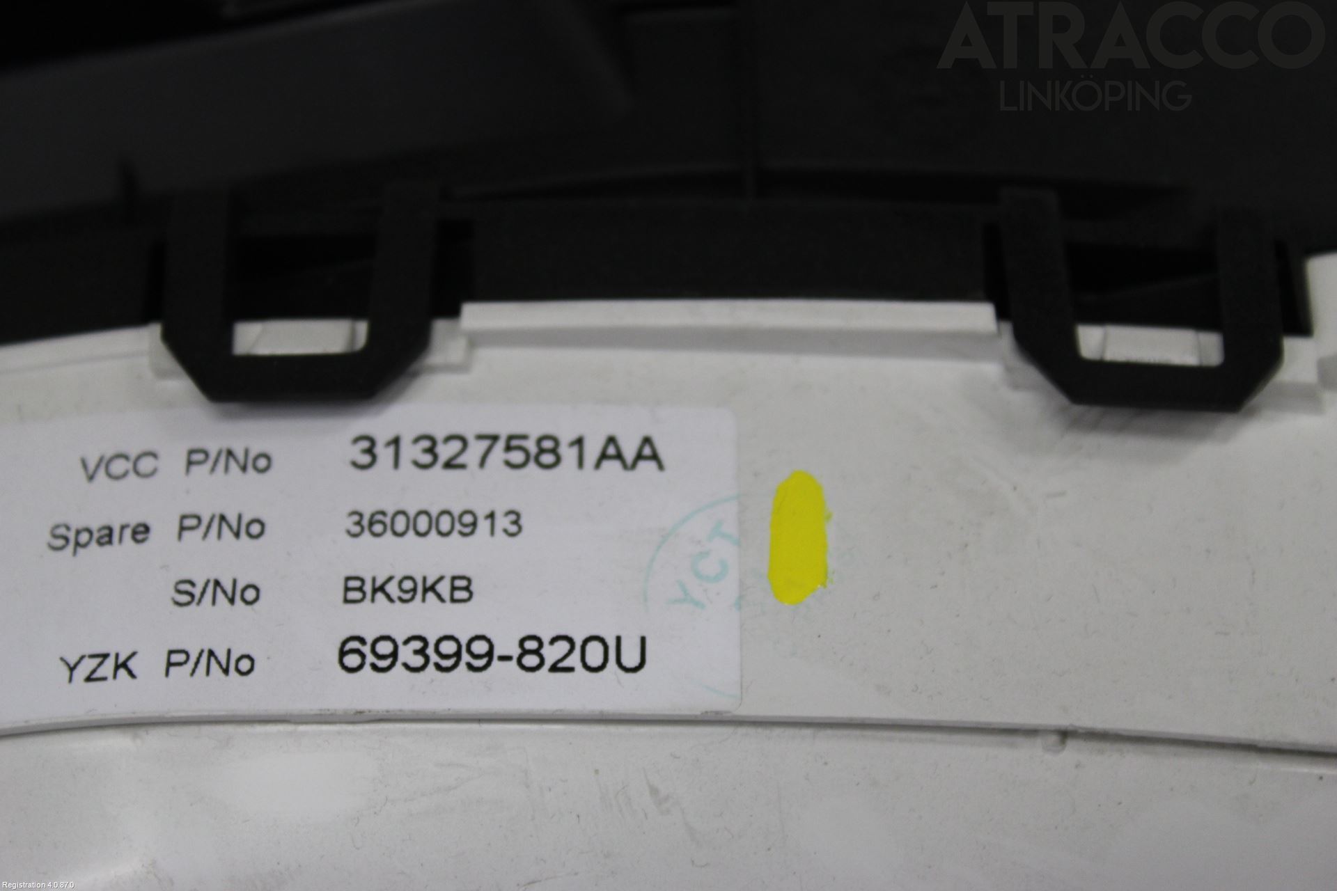 Volvo XC60 09-13 Instrument Komb