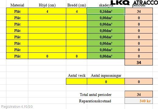 Volvo V60 11-13 Dörr Fram Vänster
