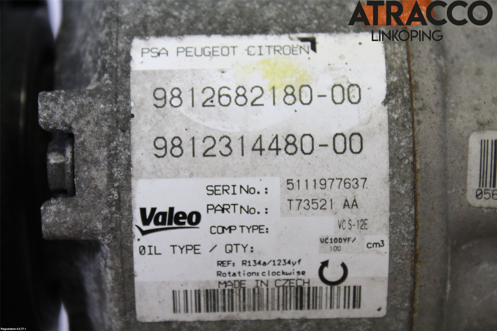 Peugeot 308 14-21 Ac Kompressor