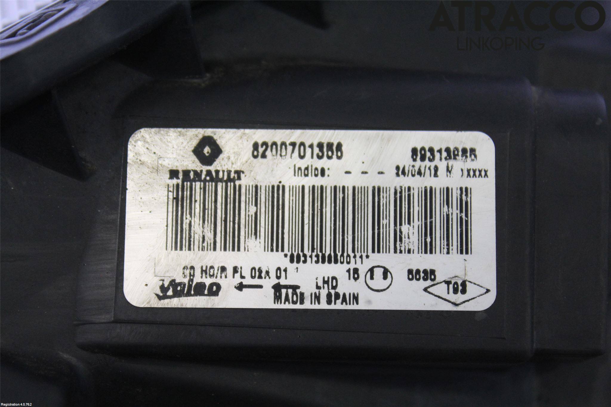 Renault TRAFIC   02-14 Strålkastare Höger