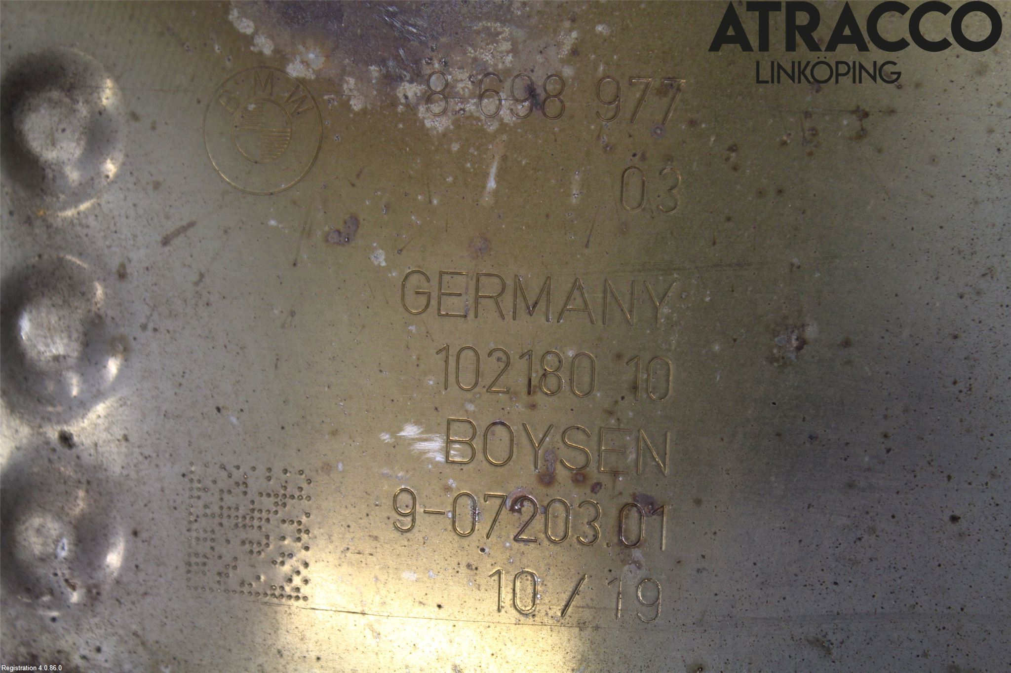 BMW 5 G30/G31/F90 17-23 Avgas Halvsats