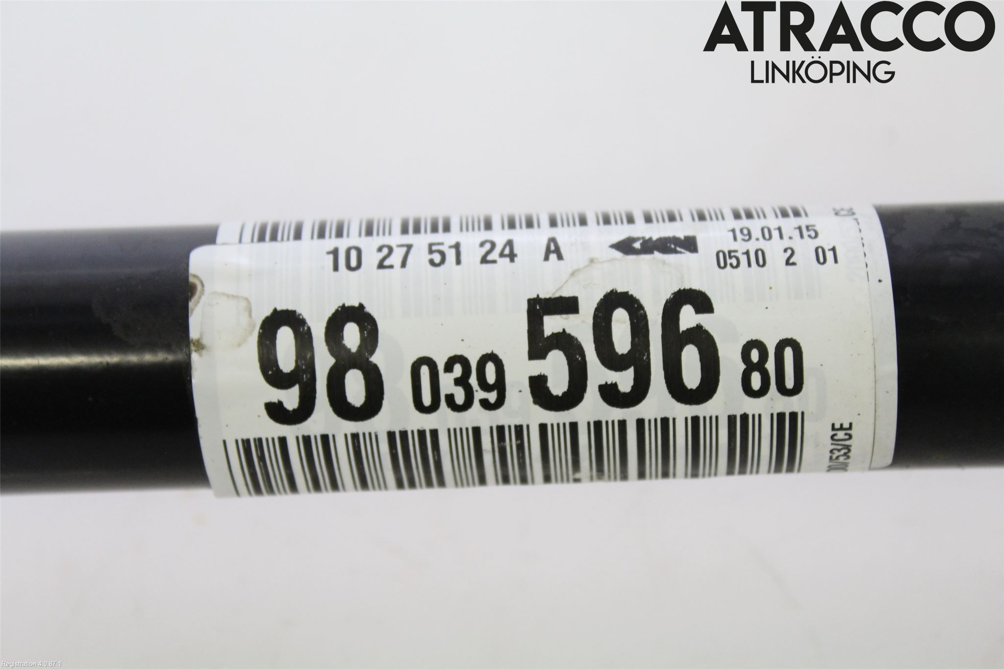 Peugeot 208 12-15 Drivaxel Fram Höger