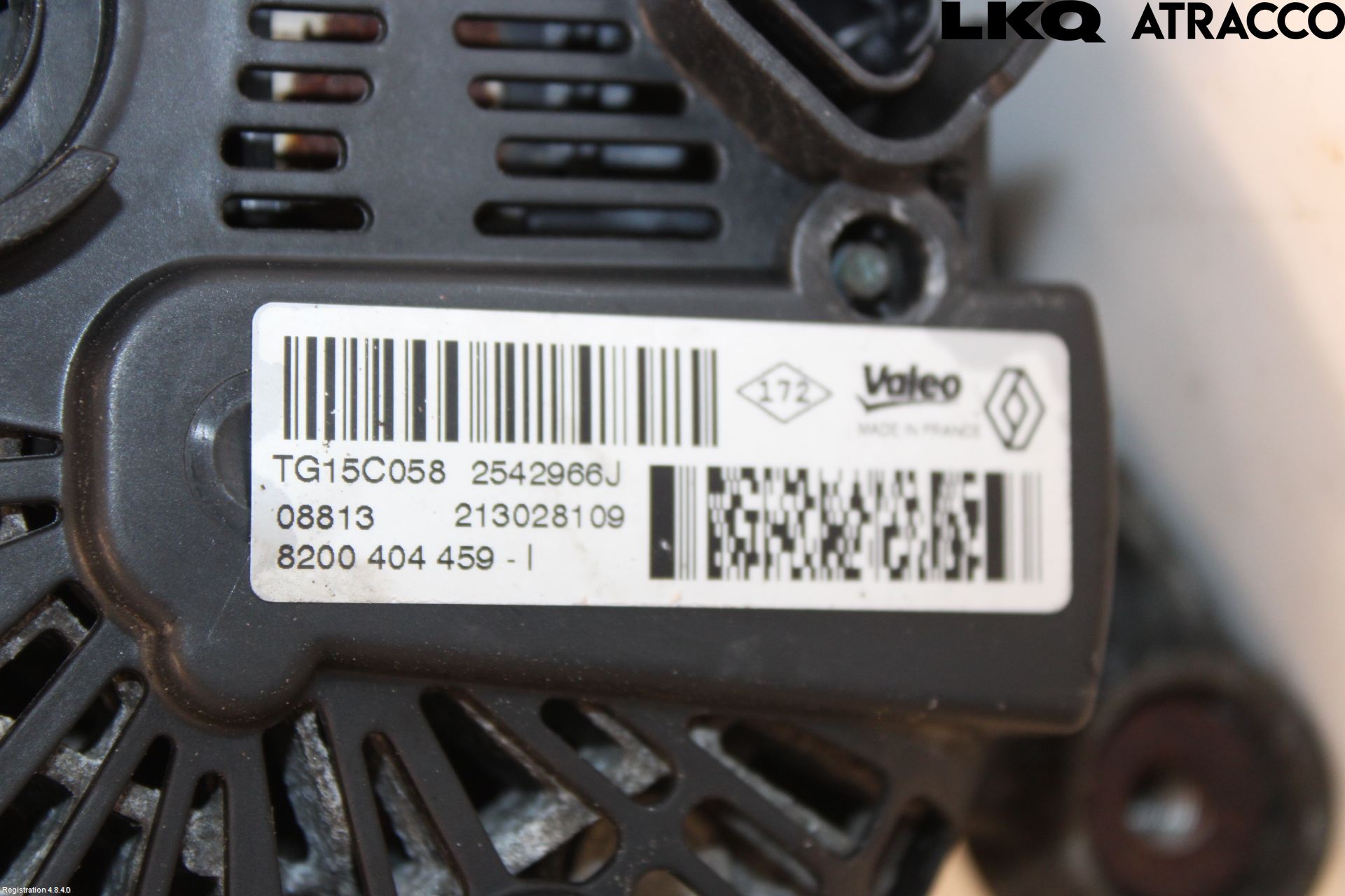 Renault TRAFIC   02-14 Generator