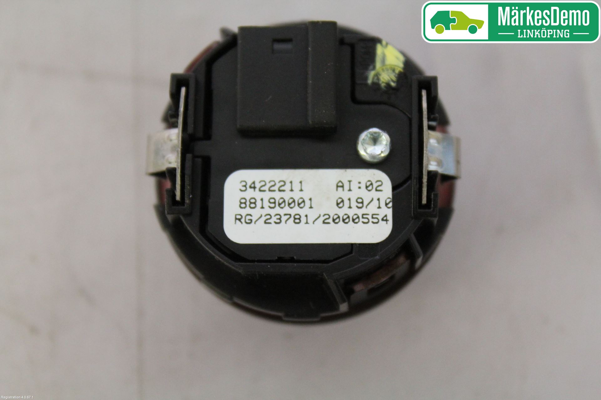 Mini CLUBMAN R55 06-14 Strömställare Varnings