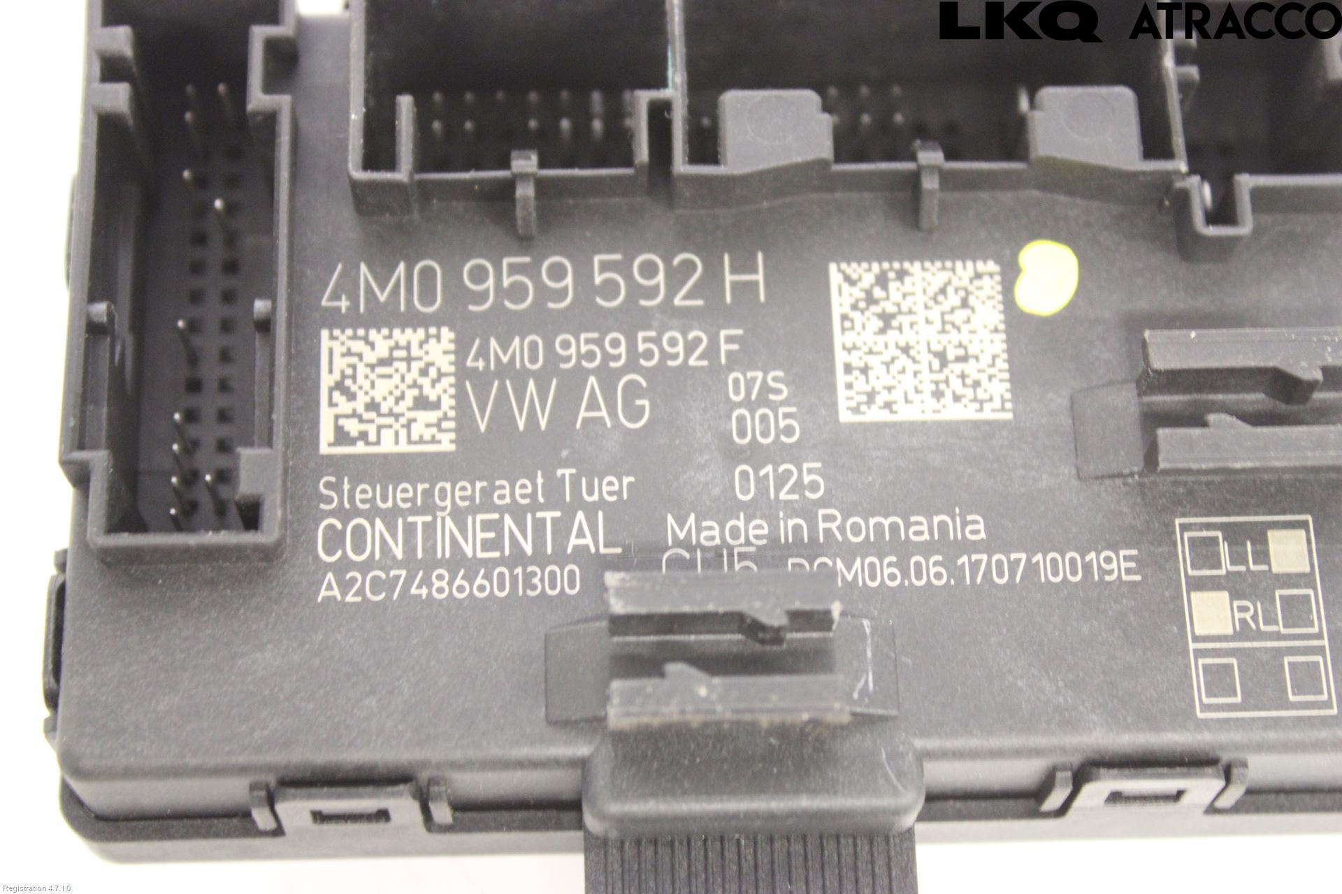 Audi Q7/SQ7 Styrenhet Dörr