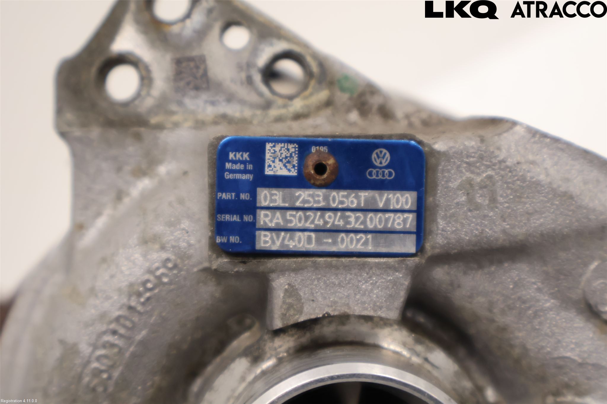 Volkswagen VW CADDY 11-15 Turboaggregat