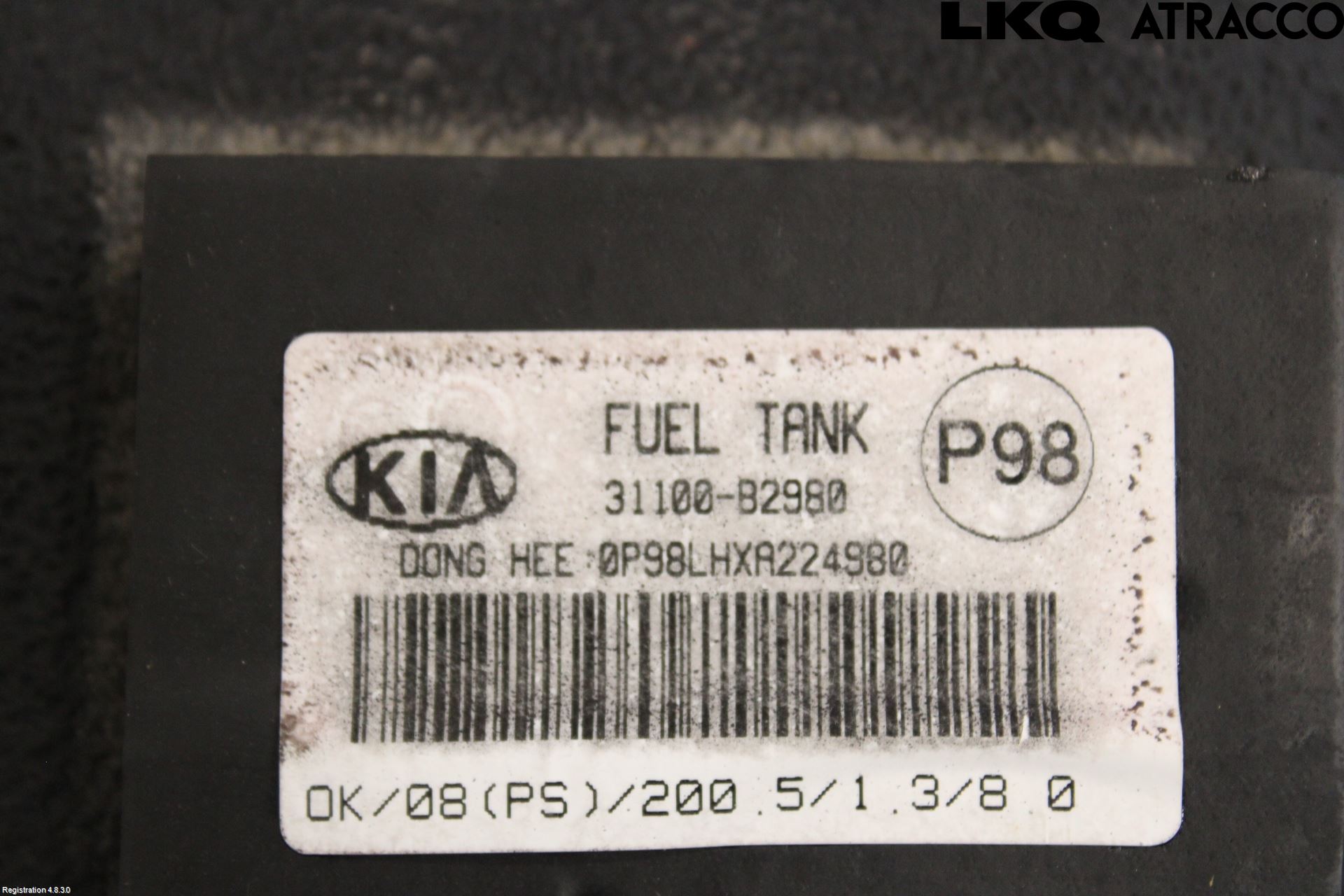 Kia SOUL 09- Bränsletank Diesel
