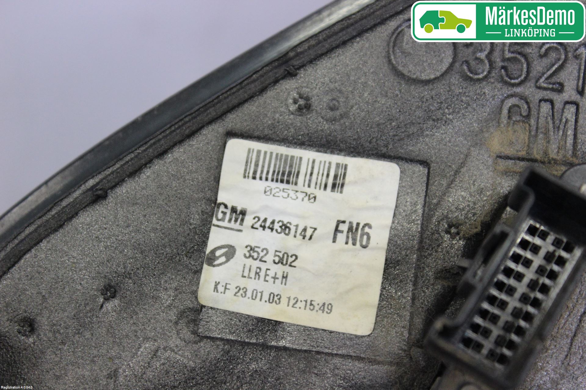 Opel VECTRA C 02-05 Spegel Yttre El Hö