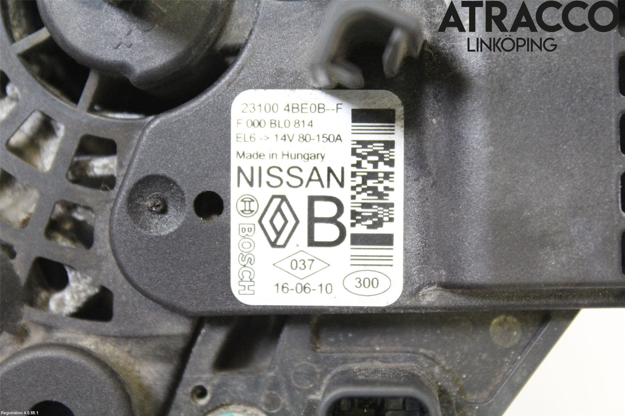 Nissan QASHQAI 14-17 Generator