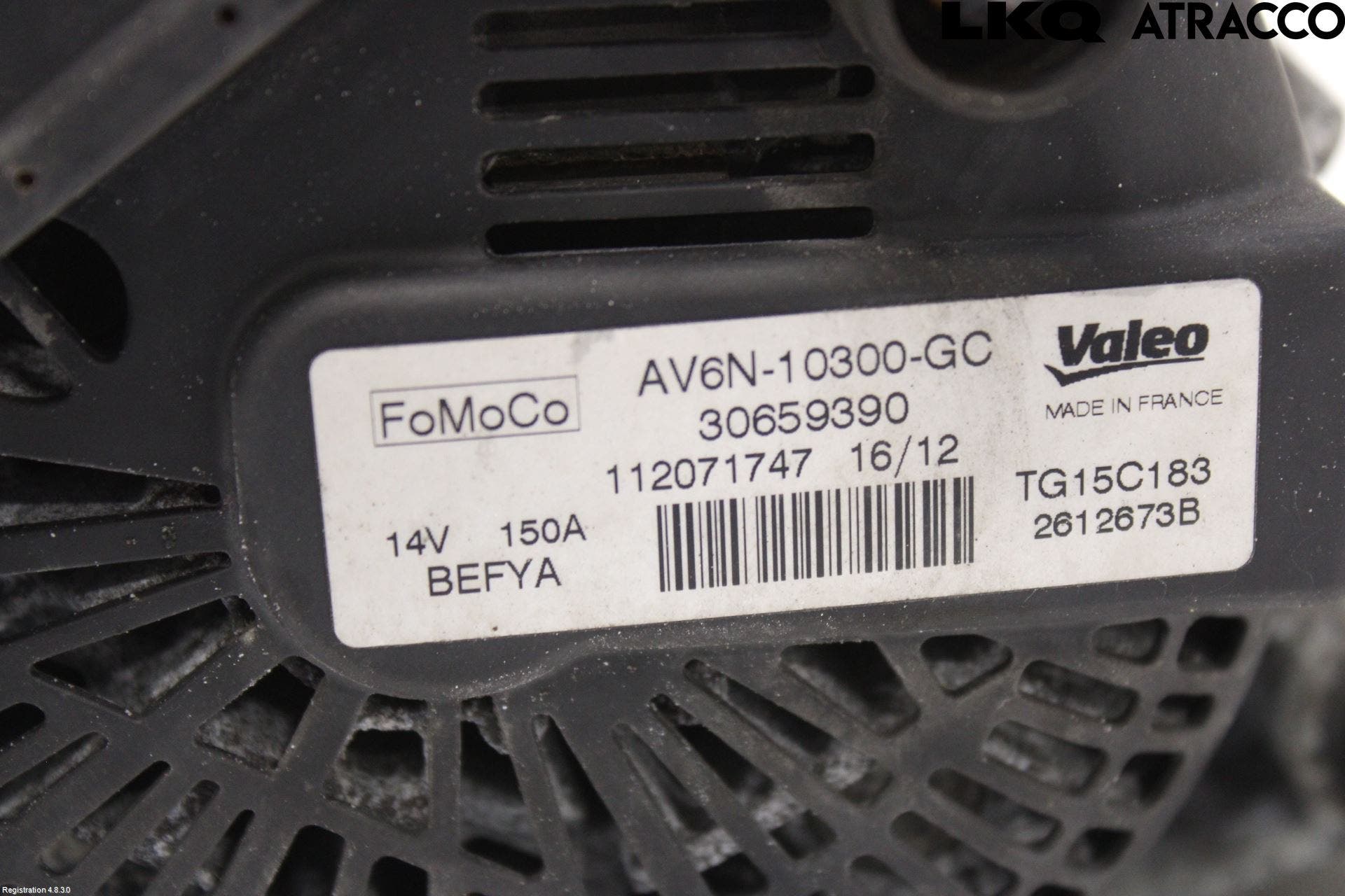 Ford C-MAX II 11-14 Generator