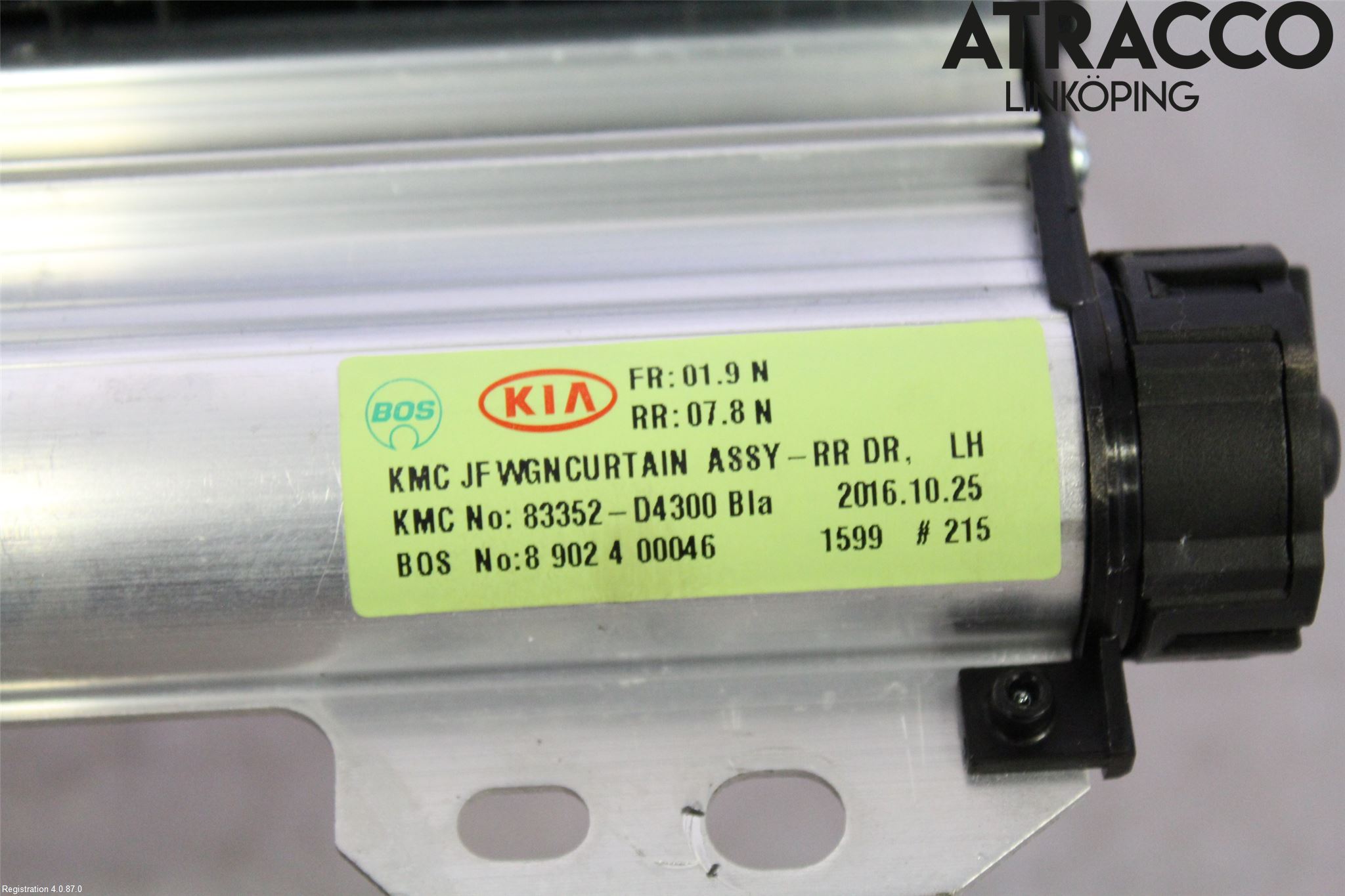 Kia OPTIMA 16-20 Solskydd