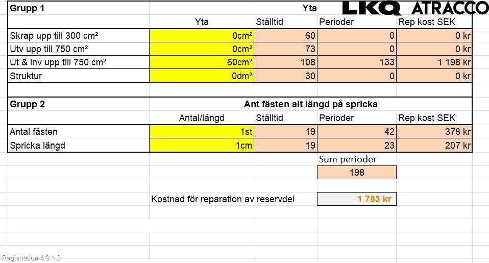 BMW X3 F25 10-17 Stötfångarbeklädnad Bak