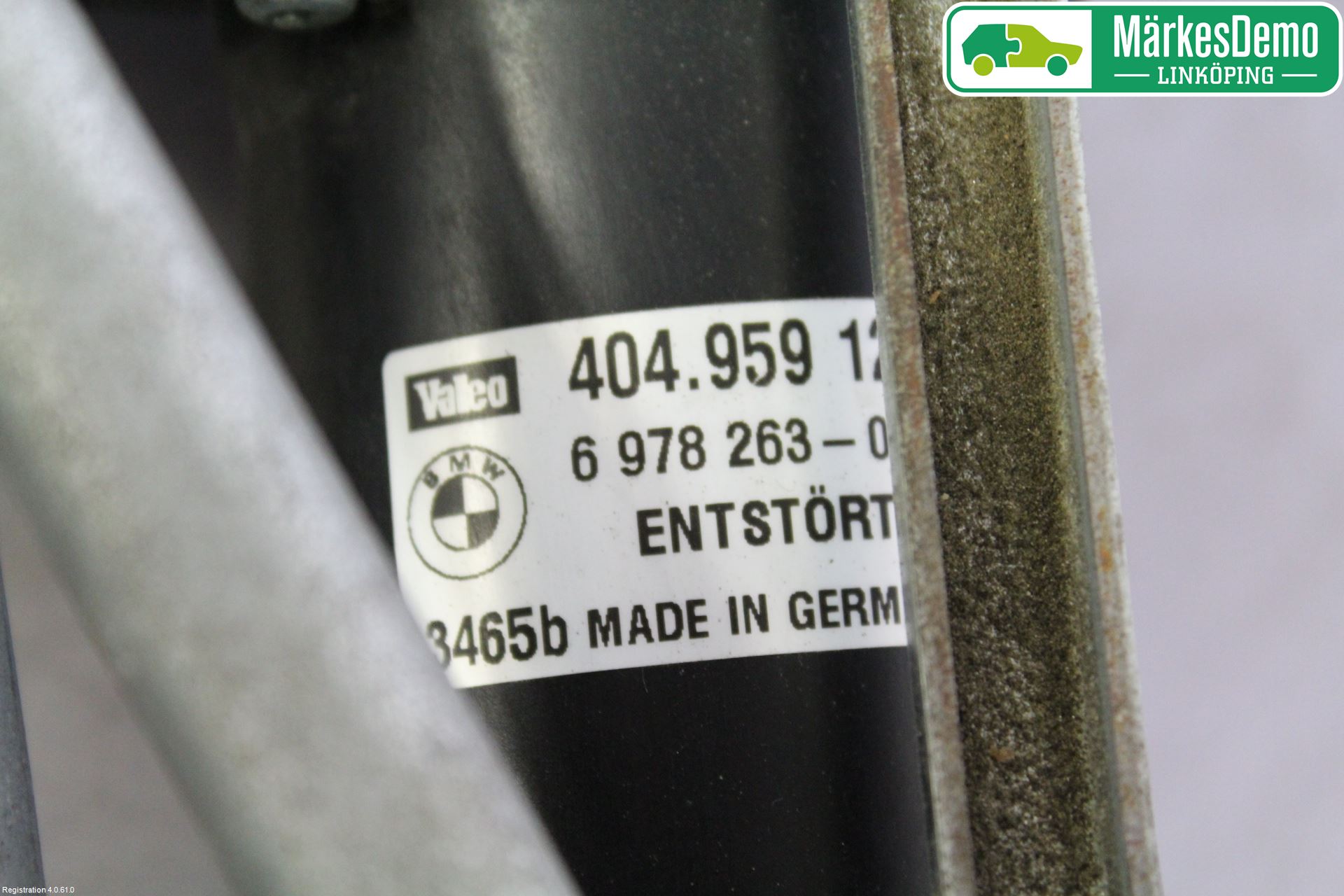 BMW 3 E90/91 SED/TOU 05-12 Torkarmekanism Vindruta