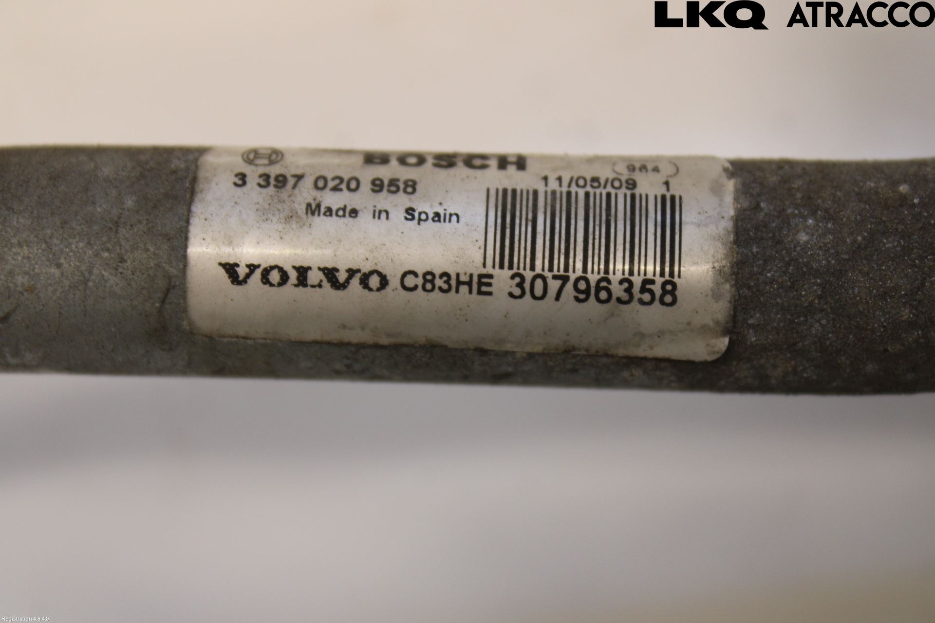 Volvo V70 08-13 Torkarmekanism Vindruta