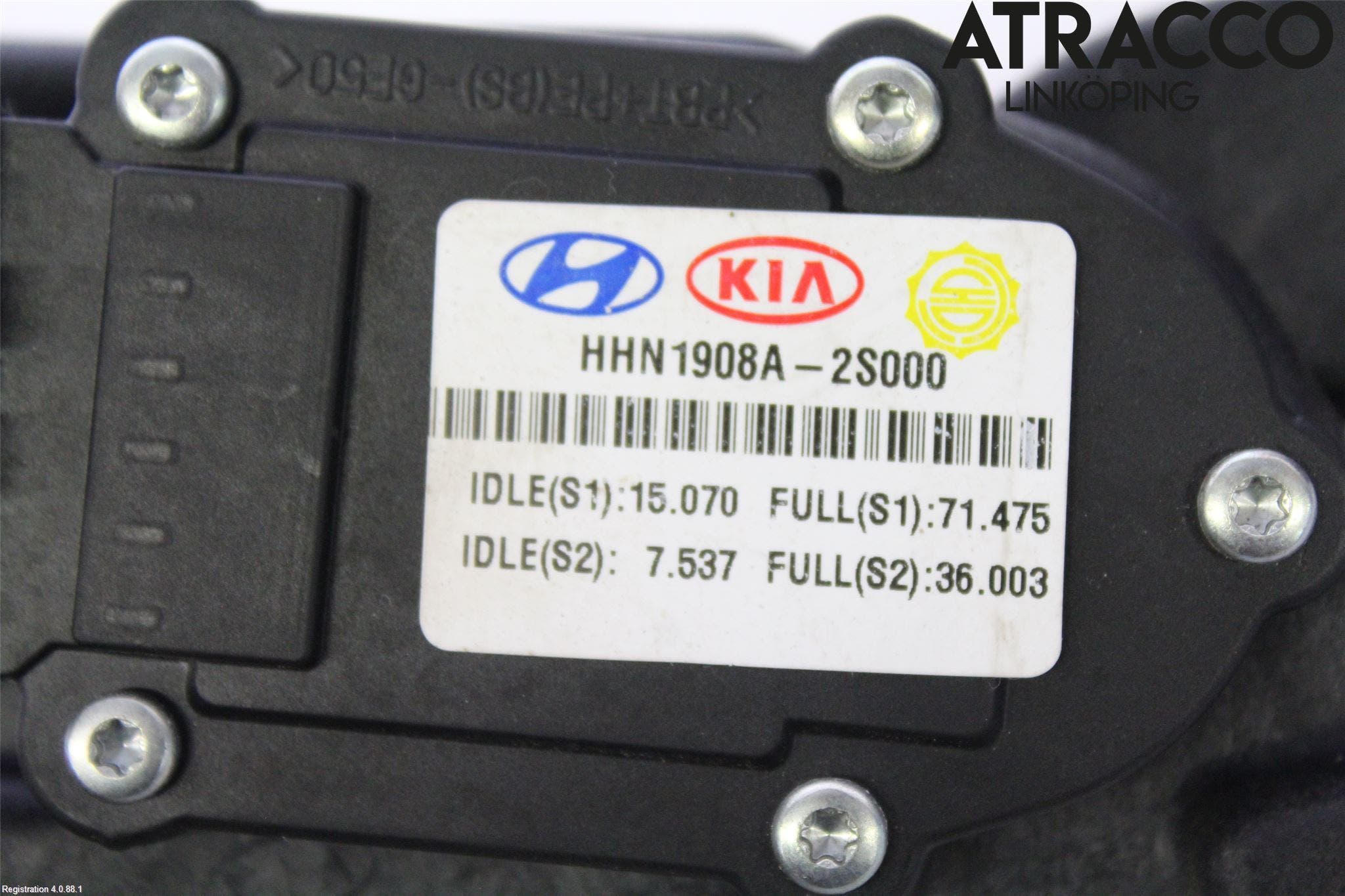 Kia SPORTAGE (SL) 11-15 Gaspedal