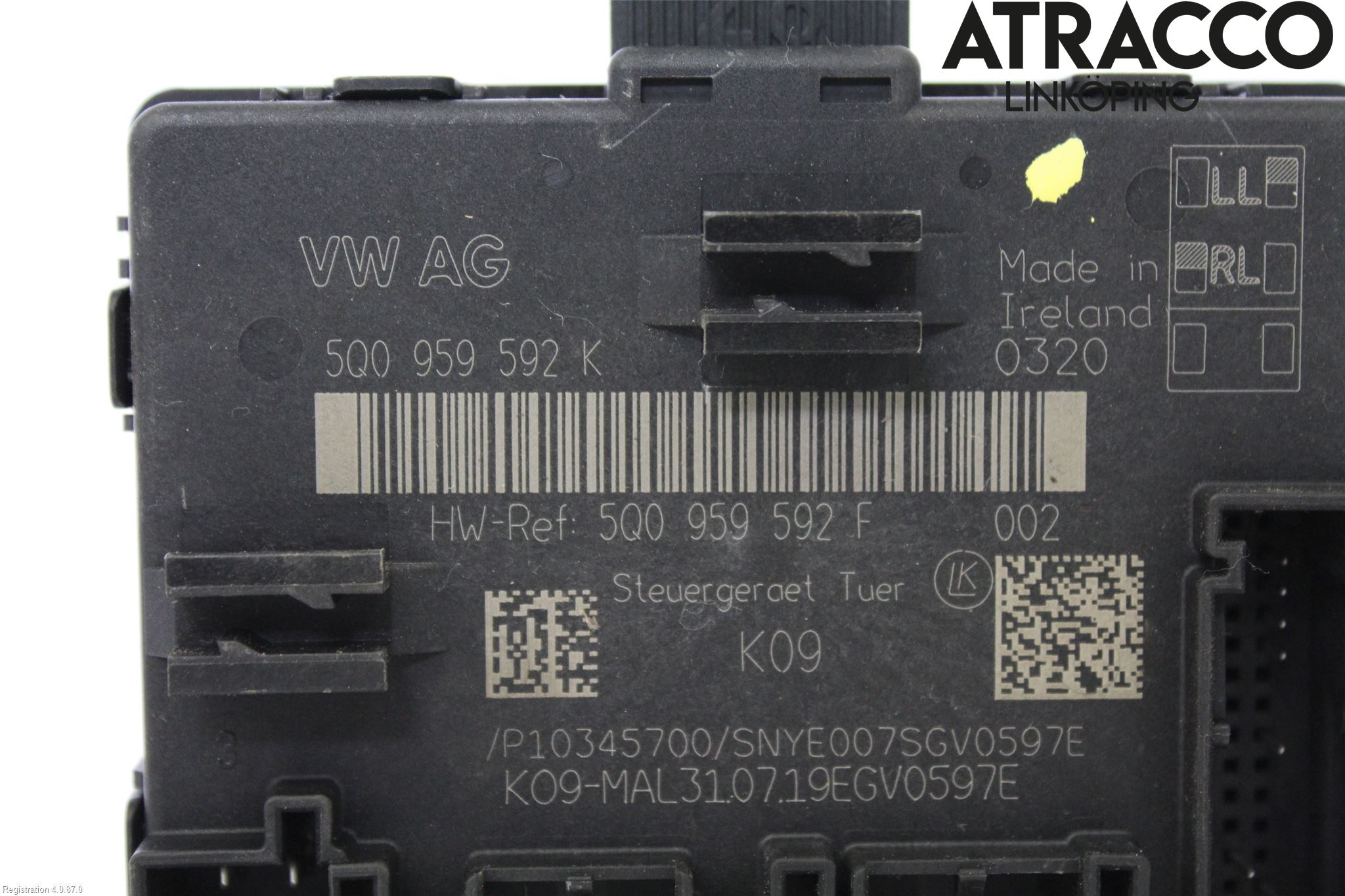 Volkswagen VW GOLF / E-GOLF VII 13-20 Styrenhet Dörr