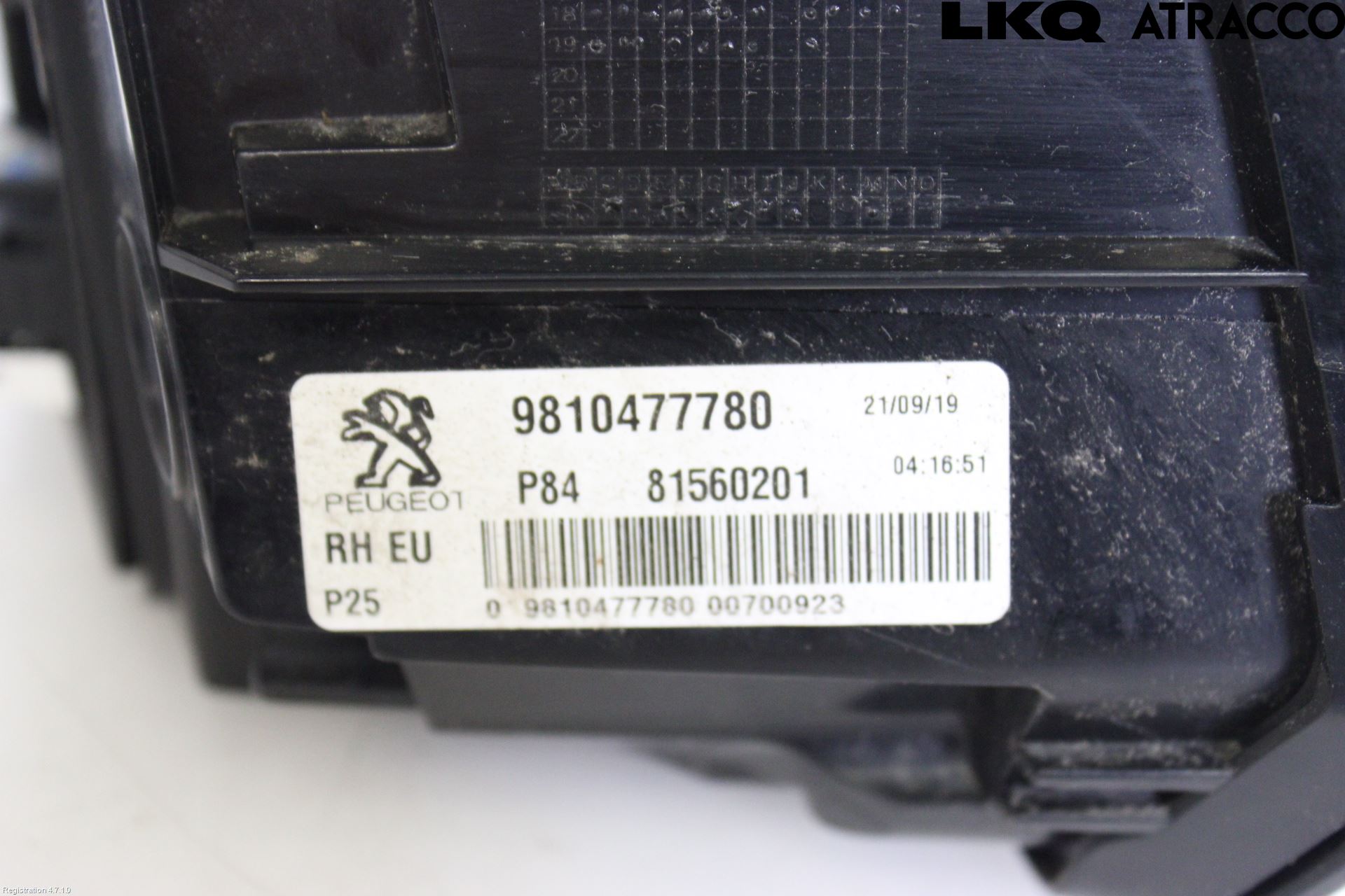 Peugeot 3008 17-24 Bakljus Lucka Hö
