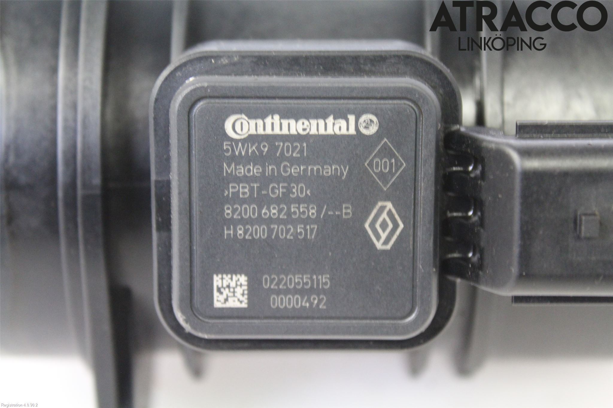 Dacia DUSTER 10-17 Injluftmassamätare