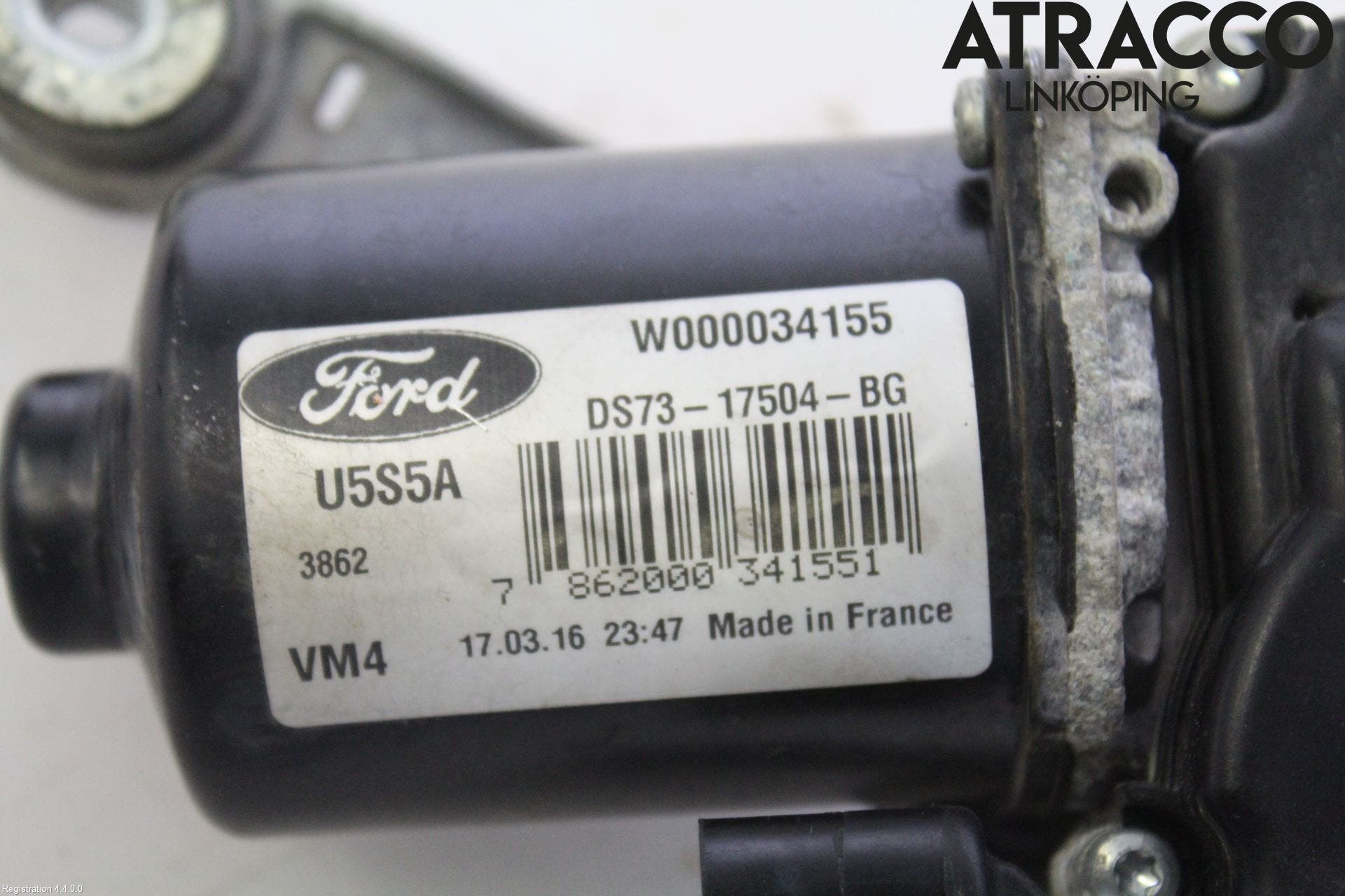 Ford MONDEO 15-22 Torkarmotor Vindruta