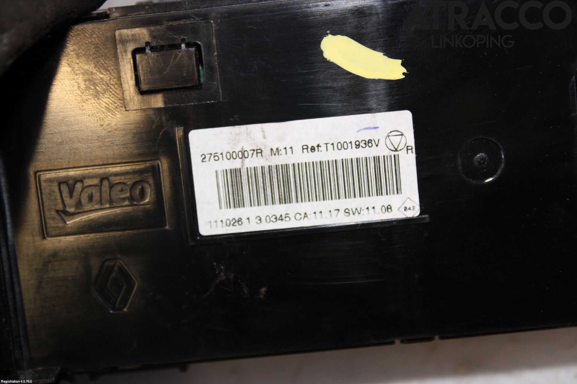 Renault MEGANE III 09-15 Ac Styrenhet Ac Manöveren