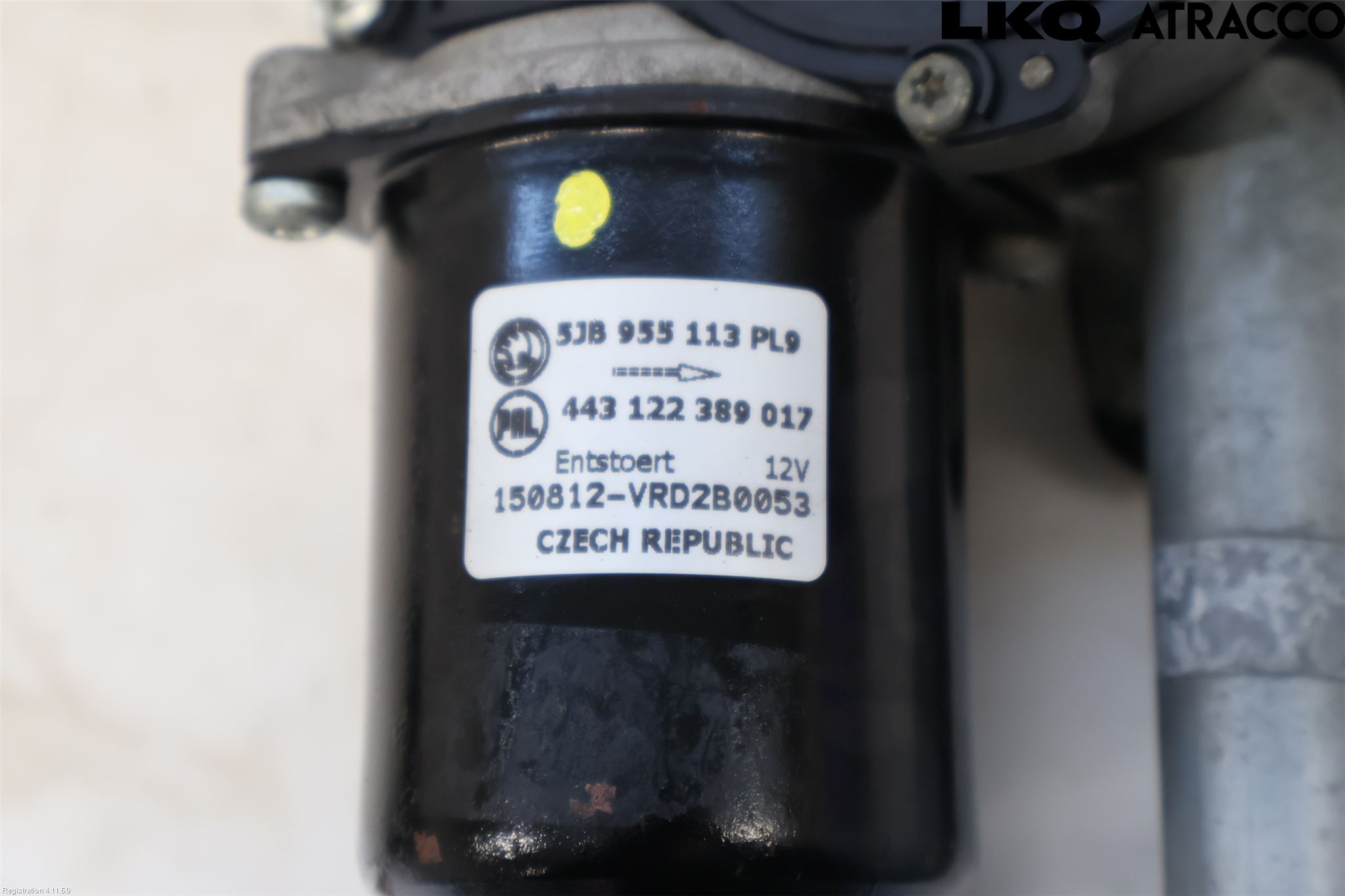 Skoda FABIA 15-21 Torkarmotor Vindruta