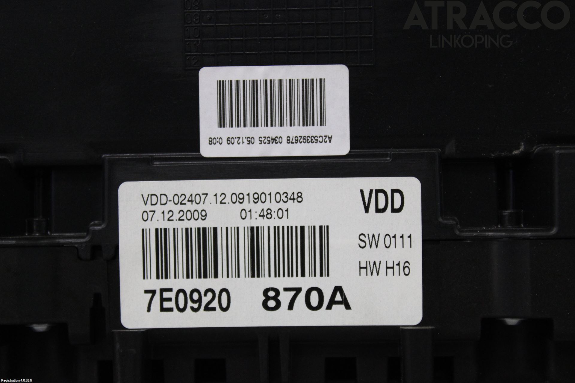 Volkswagen VW TRANSP/CARAVELLE (T5) 04-15 Instrument Komb