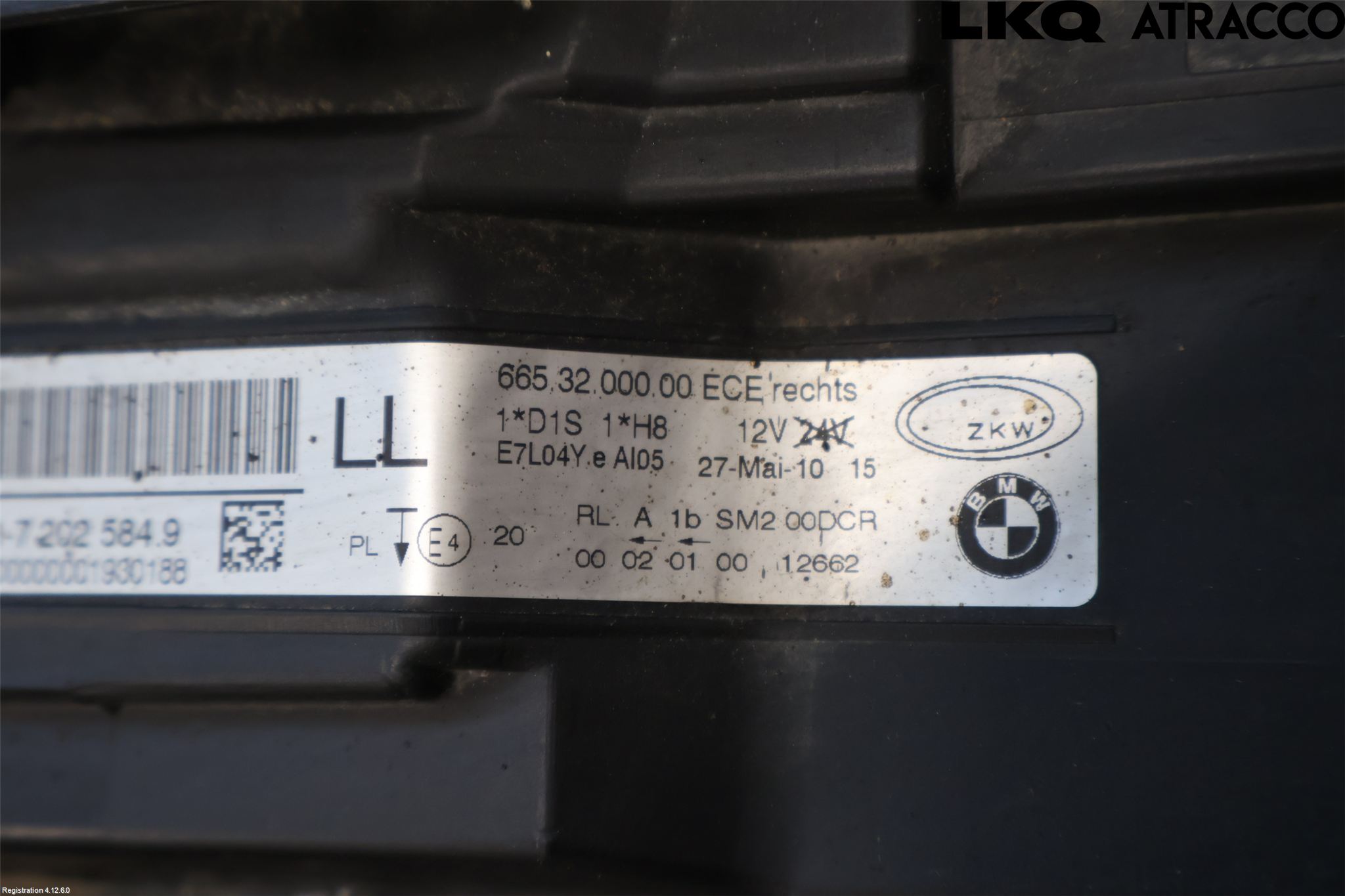 BMW 3 E90/91 SED/TOU 05-12 Strålkastare Höger
