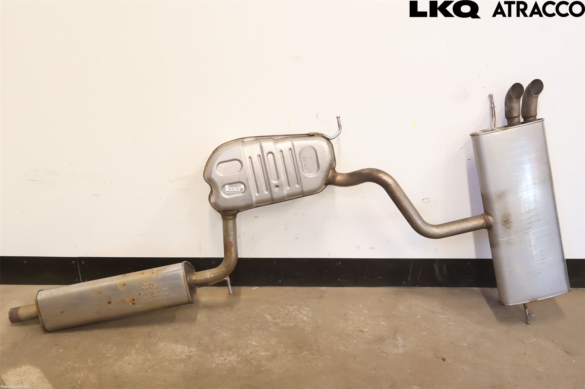 Volkswagen VW GOLF / E-GOLF VII 13-20 Avgas Halvsats