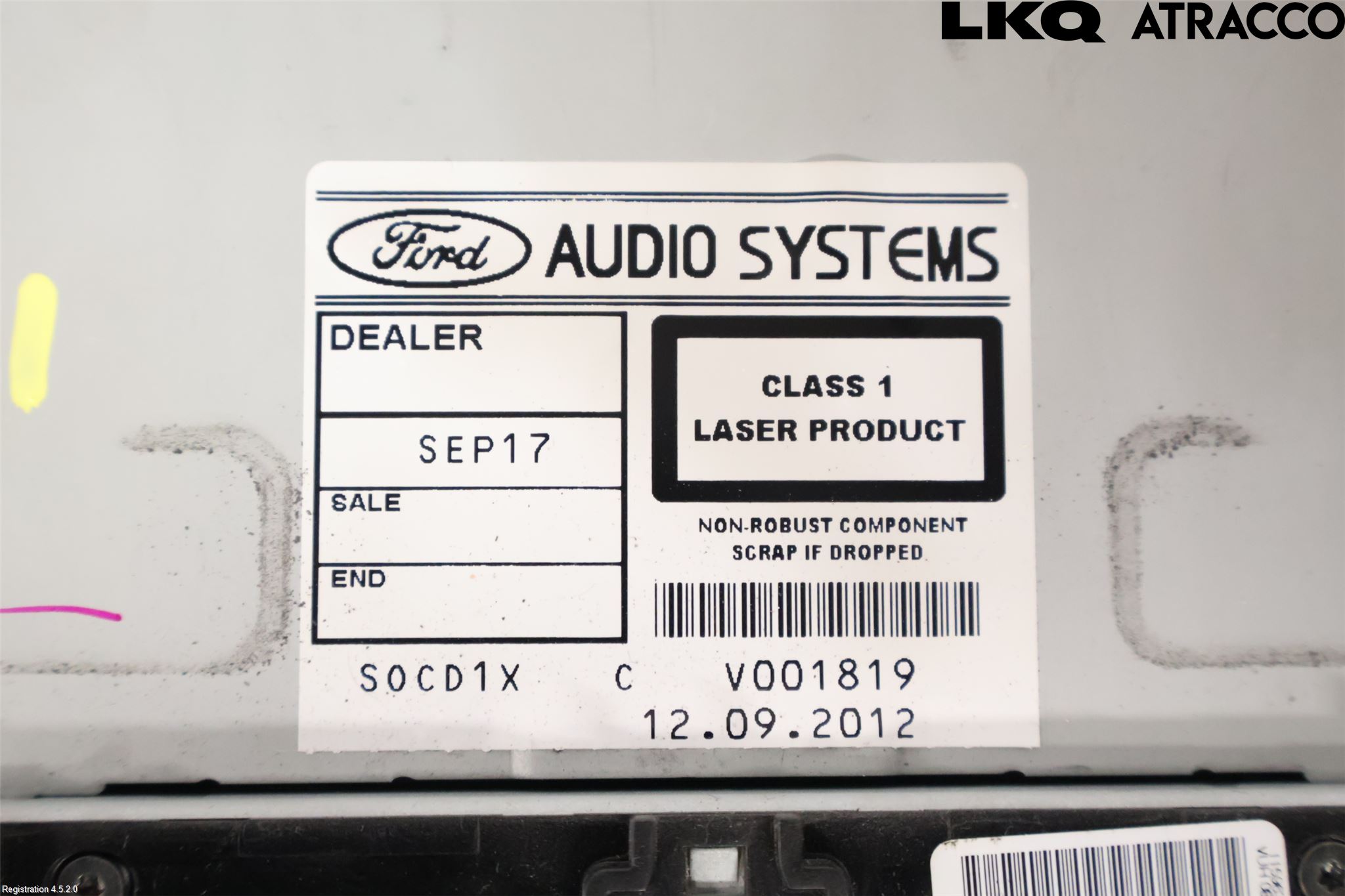 Ford S-MAX 06-15 Cd Radio - Multimediapanel