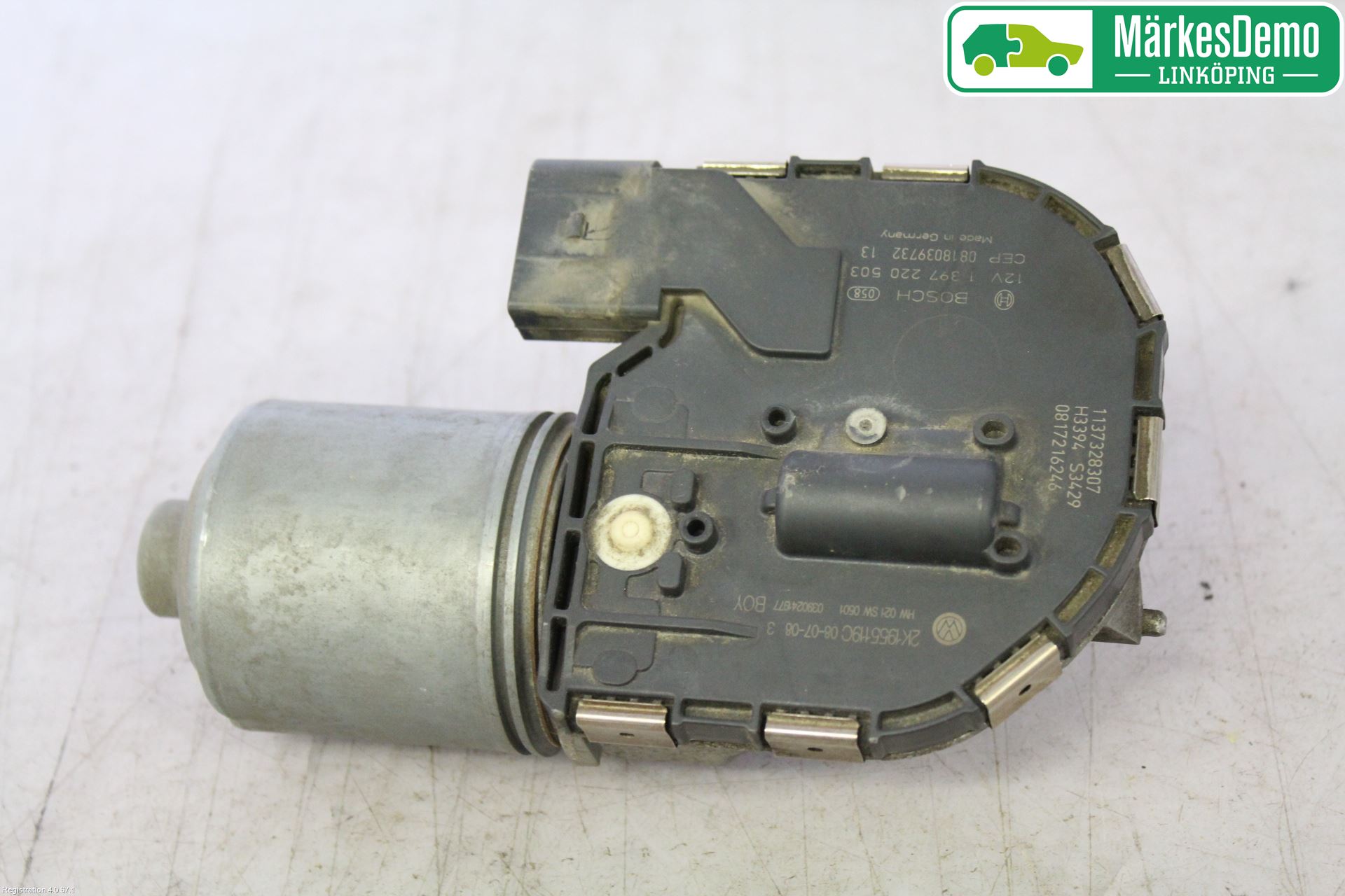 Volkswagen VW TOURAN 03-10 Torkarmotor Vindruta