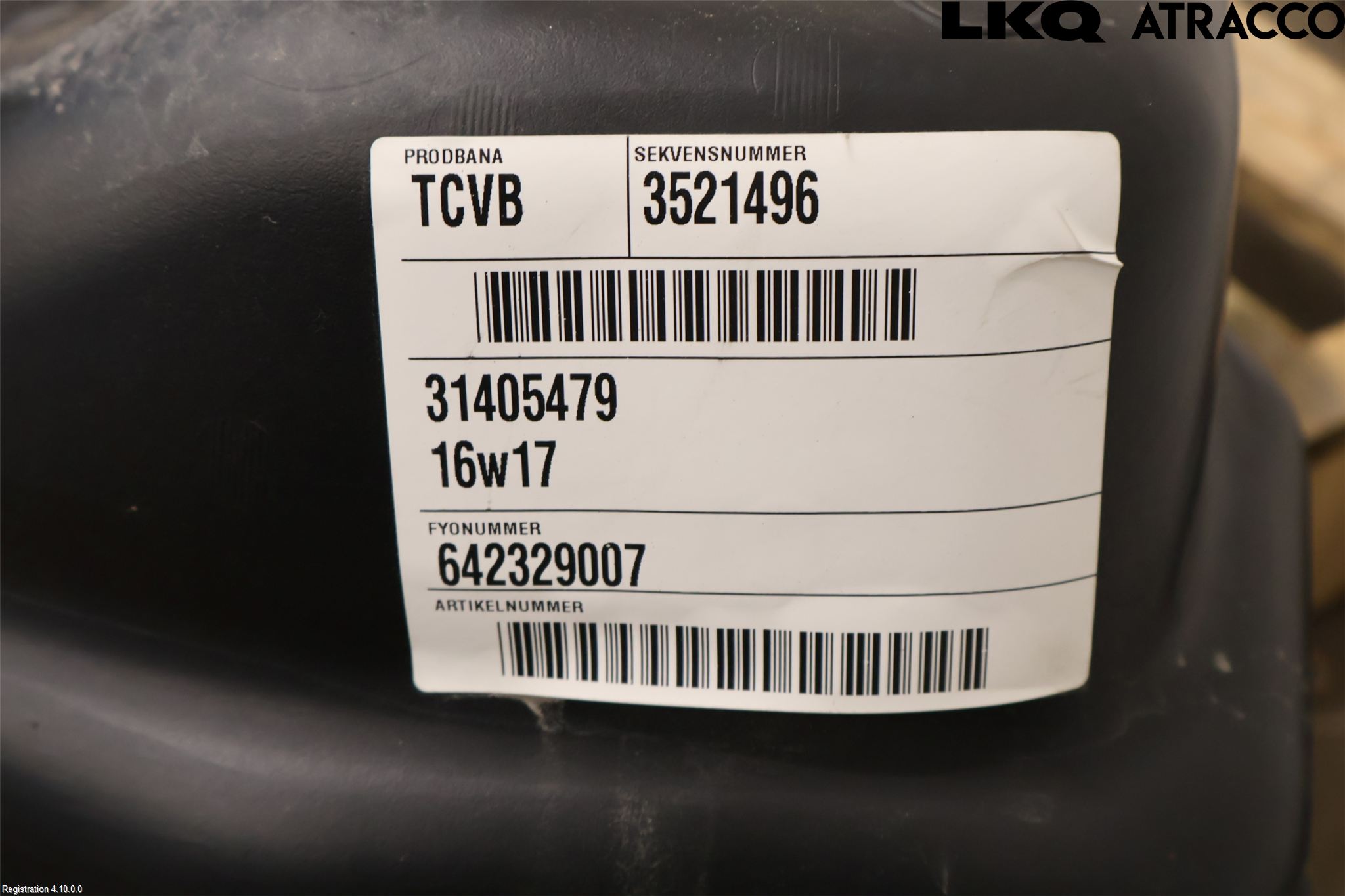 Volvo V60 19- Bränsletank Diesel