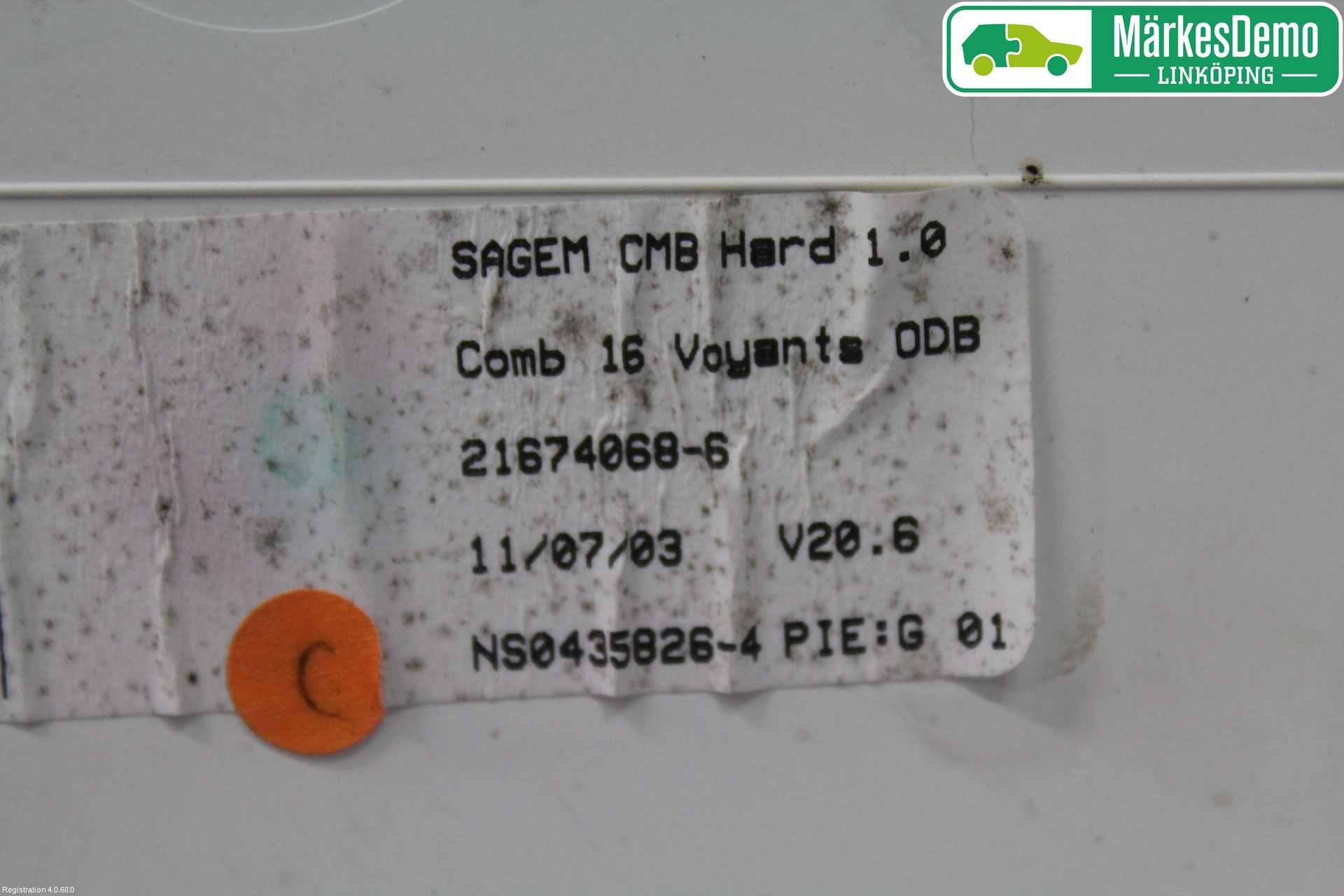 Citroen C3 PLURIEL Instrument Komb