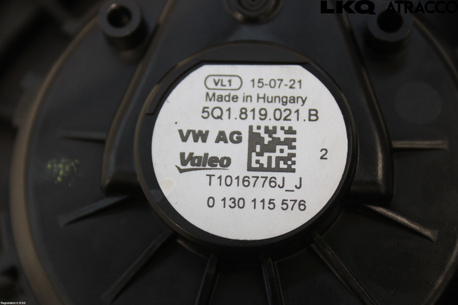 Volkswagen VW GOLF / E-GOLF VII 13-20 Värmefläkt