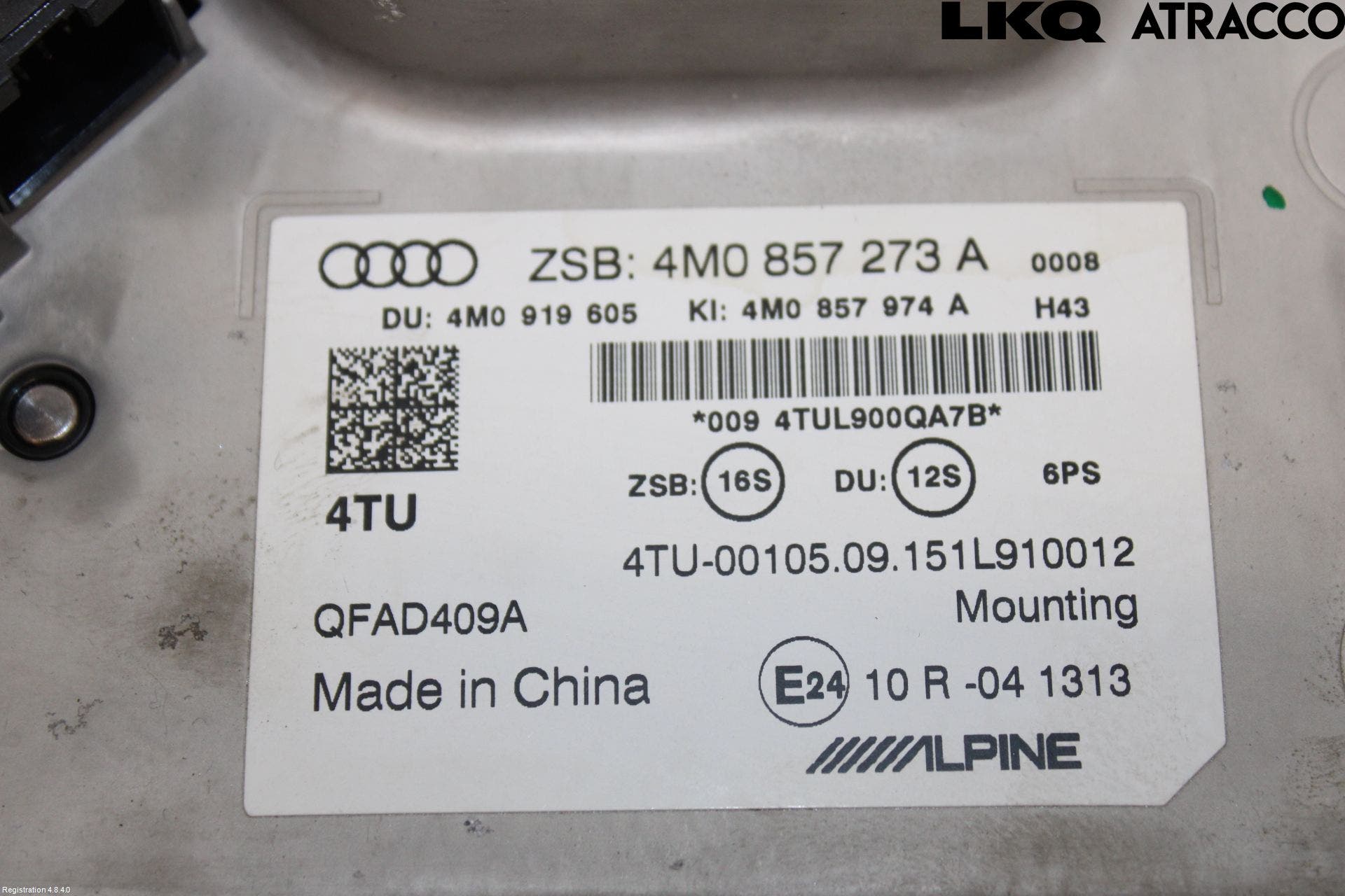 Audi Q7/SQ7 Bildskärm