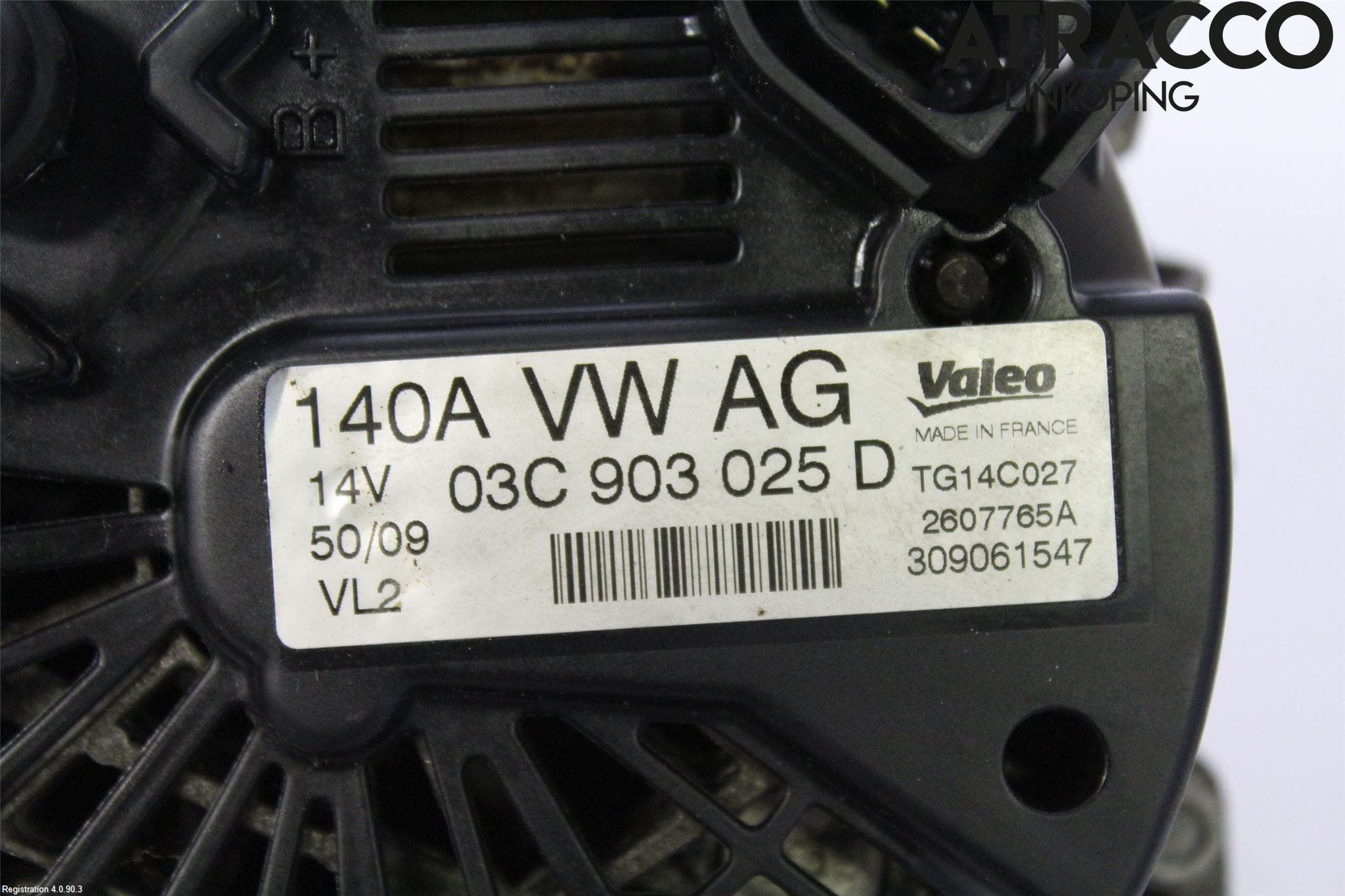 Volkswagen VW GOLF VI 09-13 Generator
