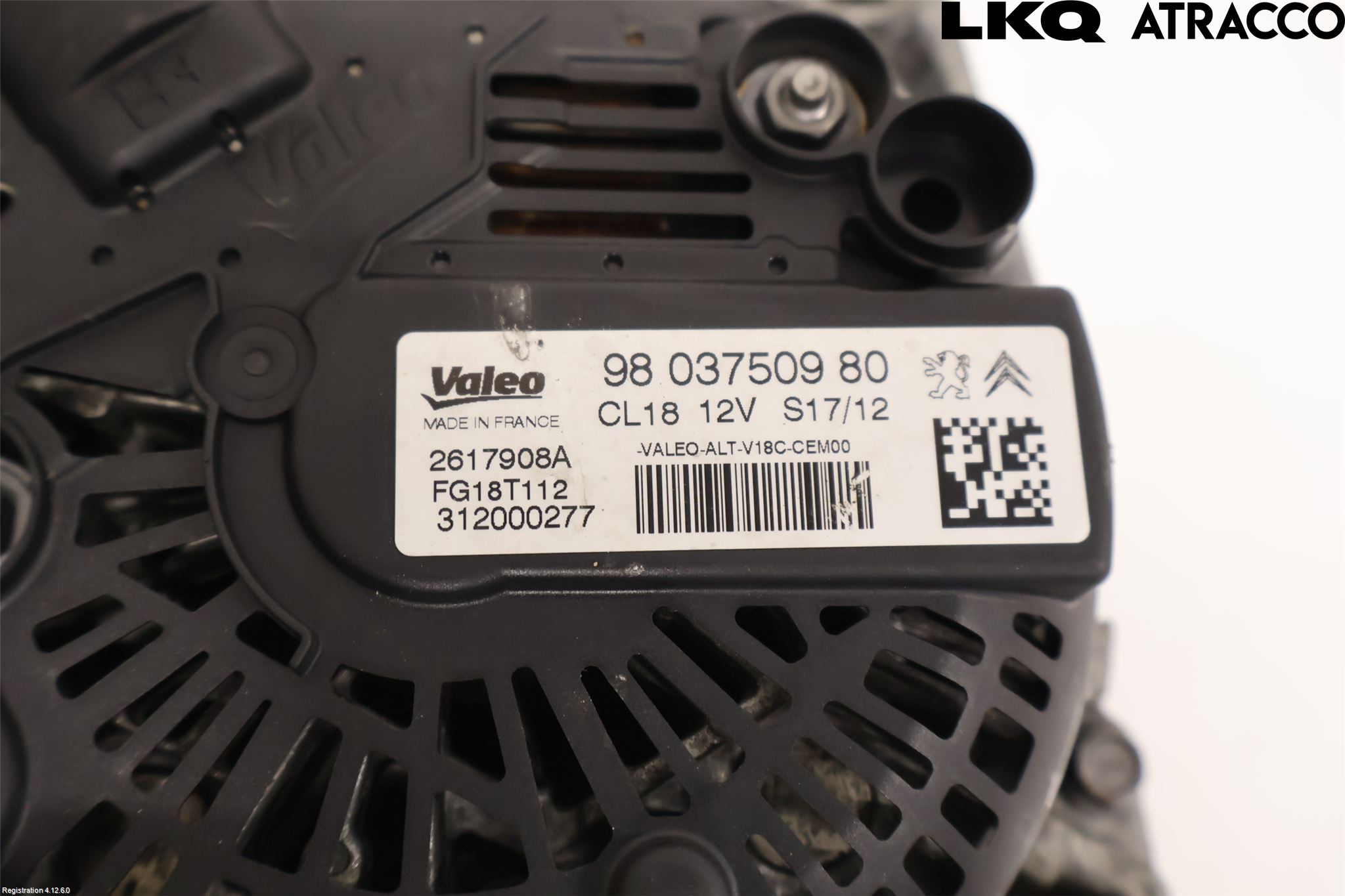 Peugeot PARTNER 08-15 Generator