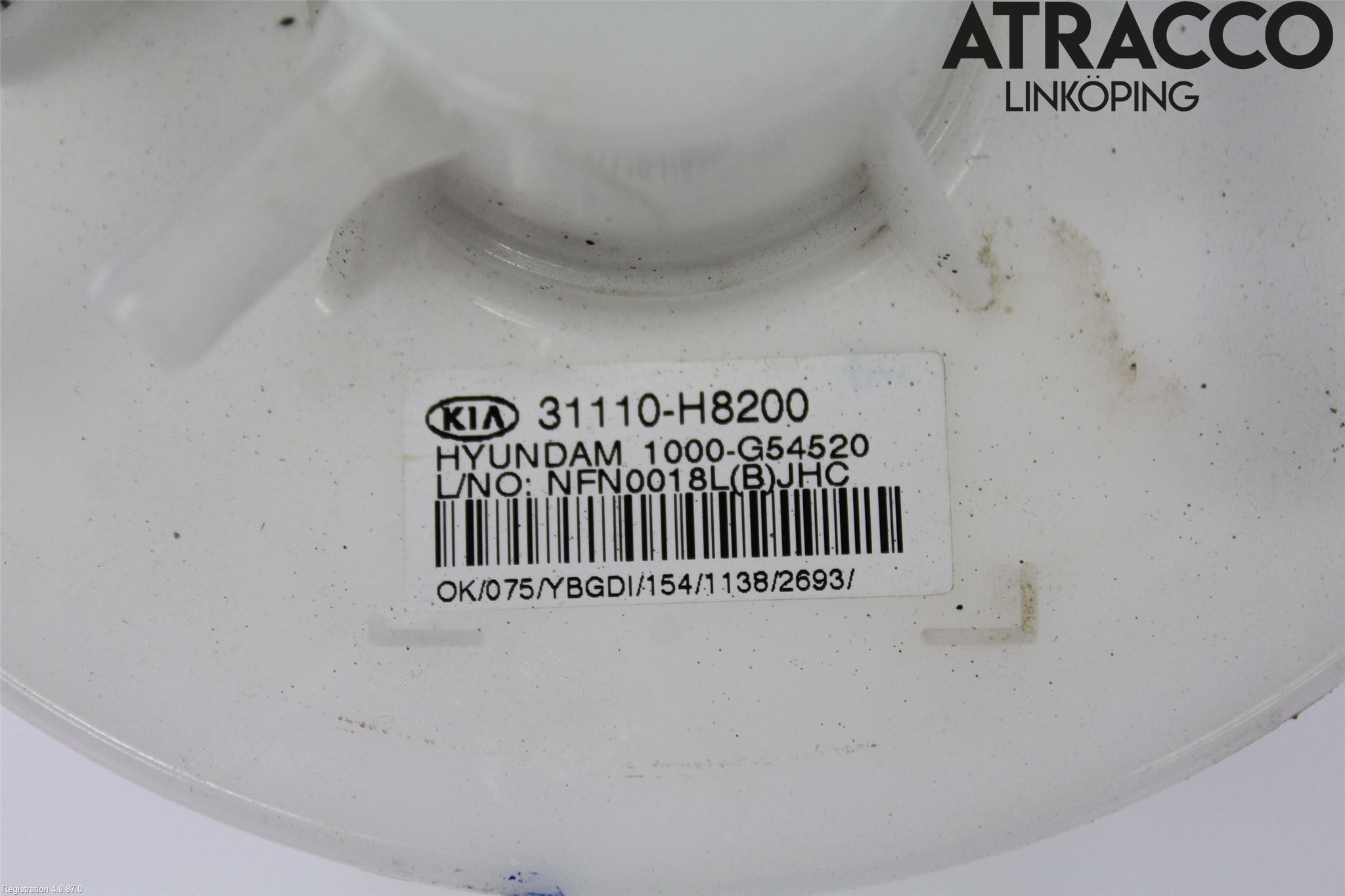 Kia STONIC 18->> Bränslepump El