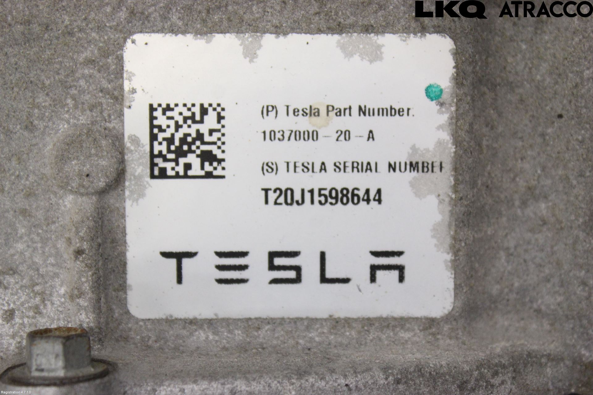 Tesla MODEL S 13- Motor Elektrisk Bak